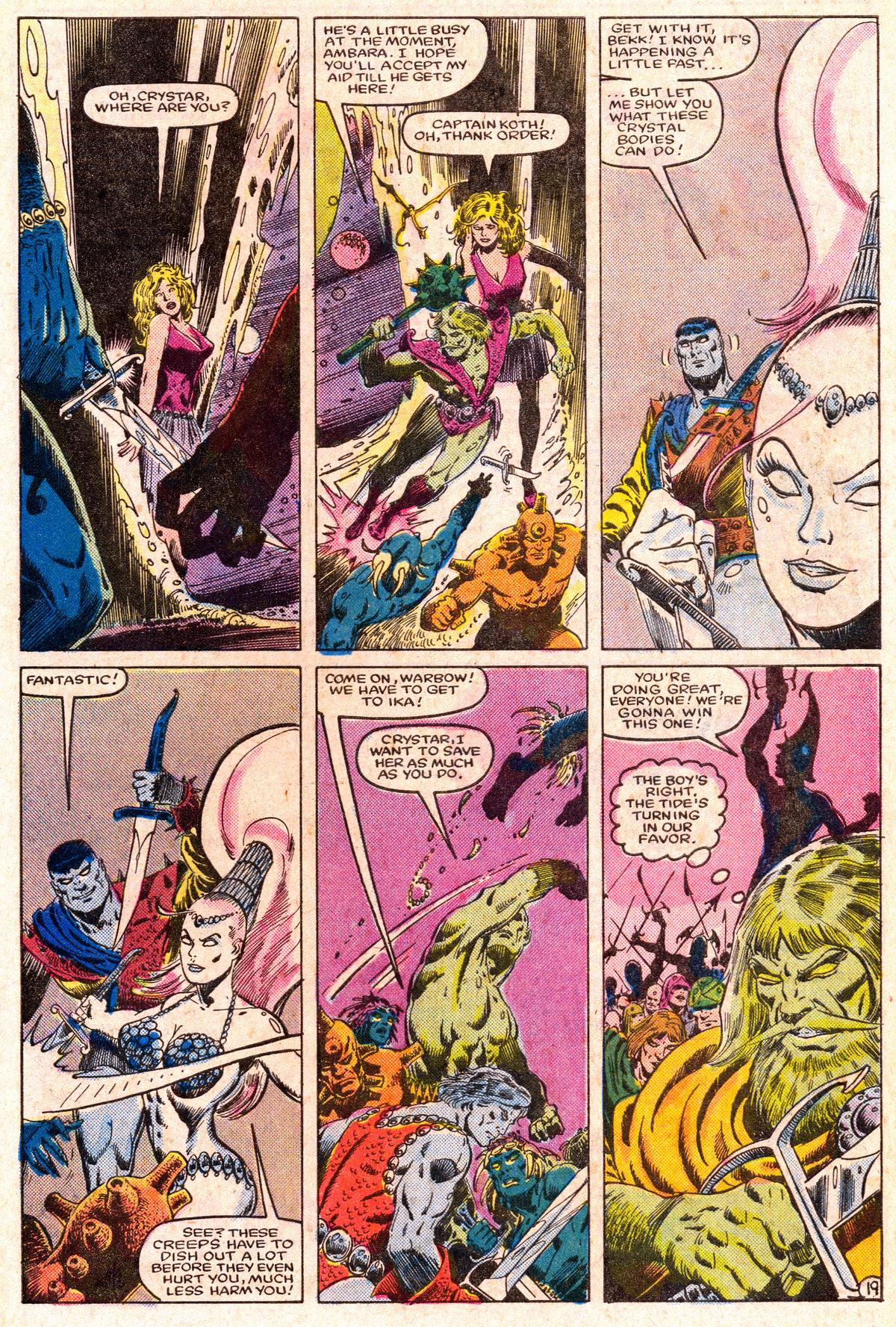 Read online The Saga of Crystar, Crystal Warrior comic -  Issue #10 - 20