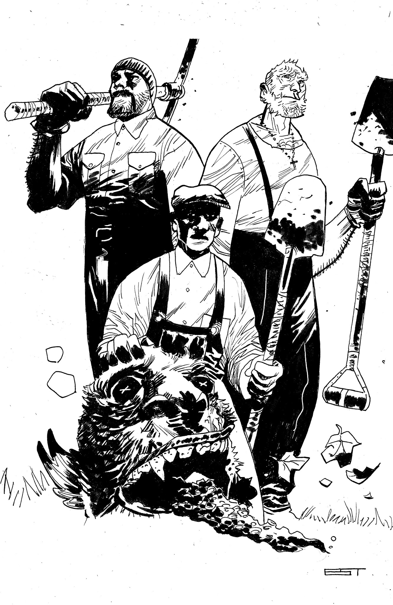 Read online The Gravediggers Union comic -  Issue #1 - 34