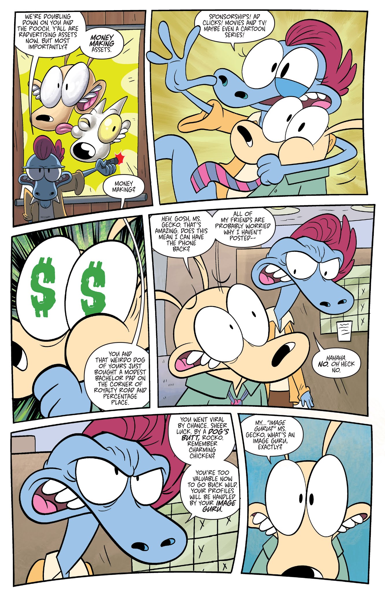 Read online Rocko's Modern Life (2017) comic -  Issue #5 - 14
