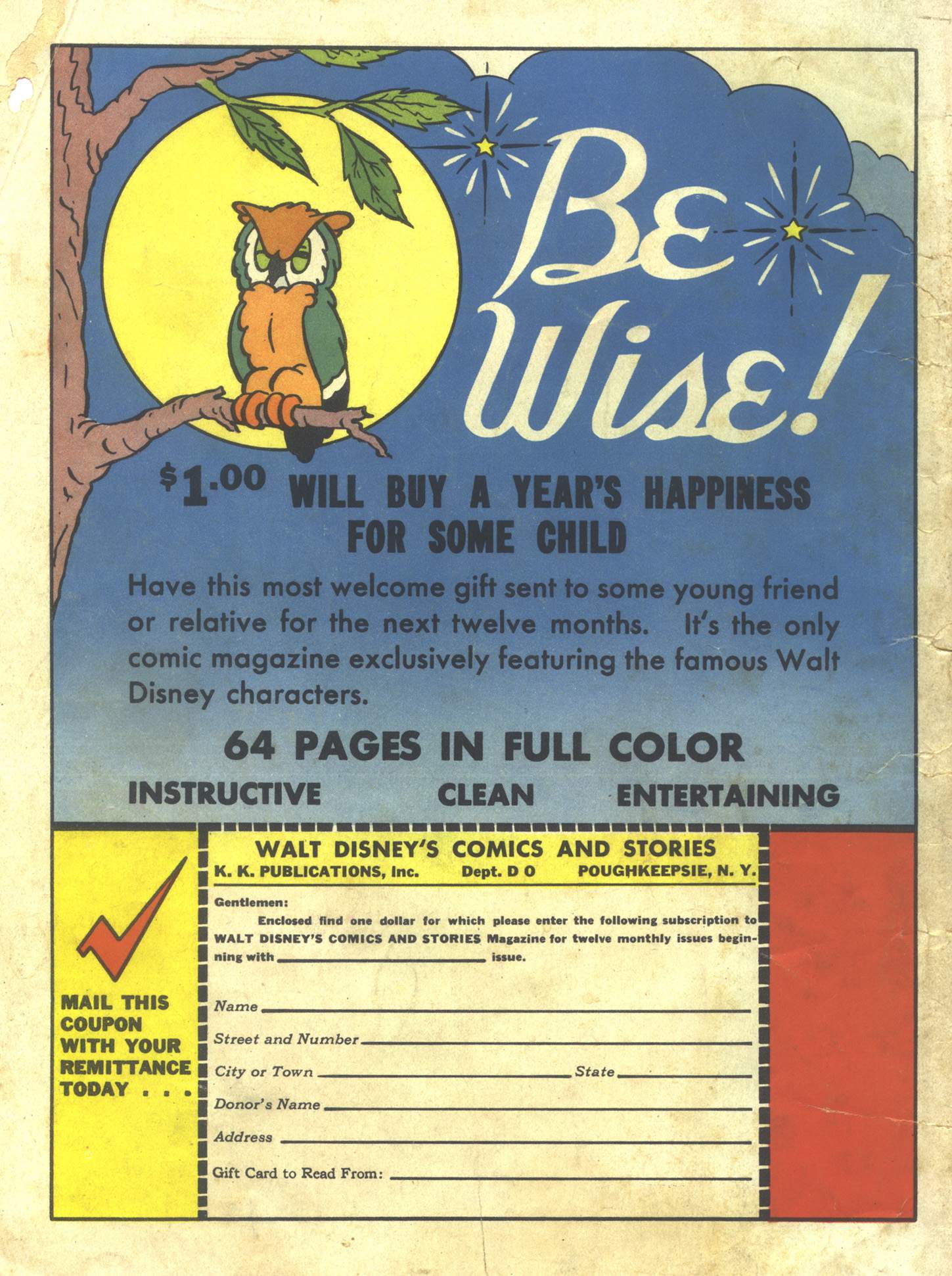 Read online Walt Disney's Comics and Stories comic -  Issue #13 - 68
