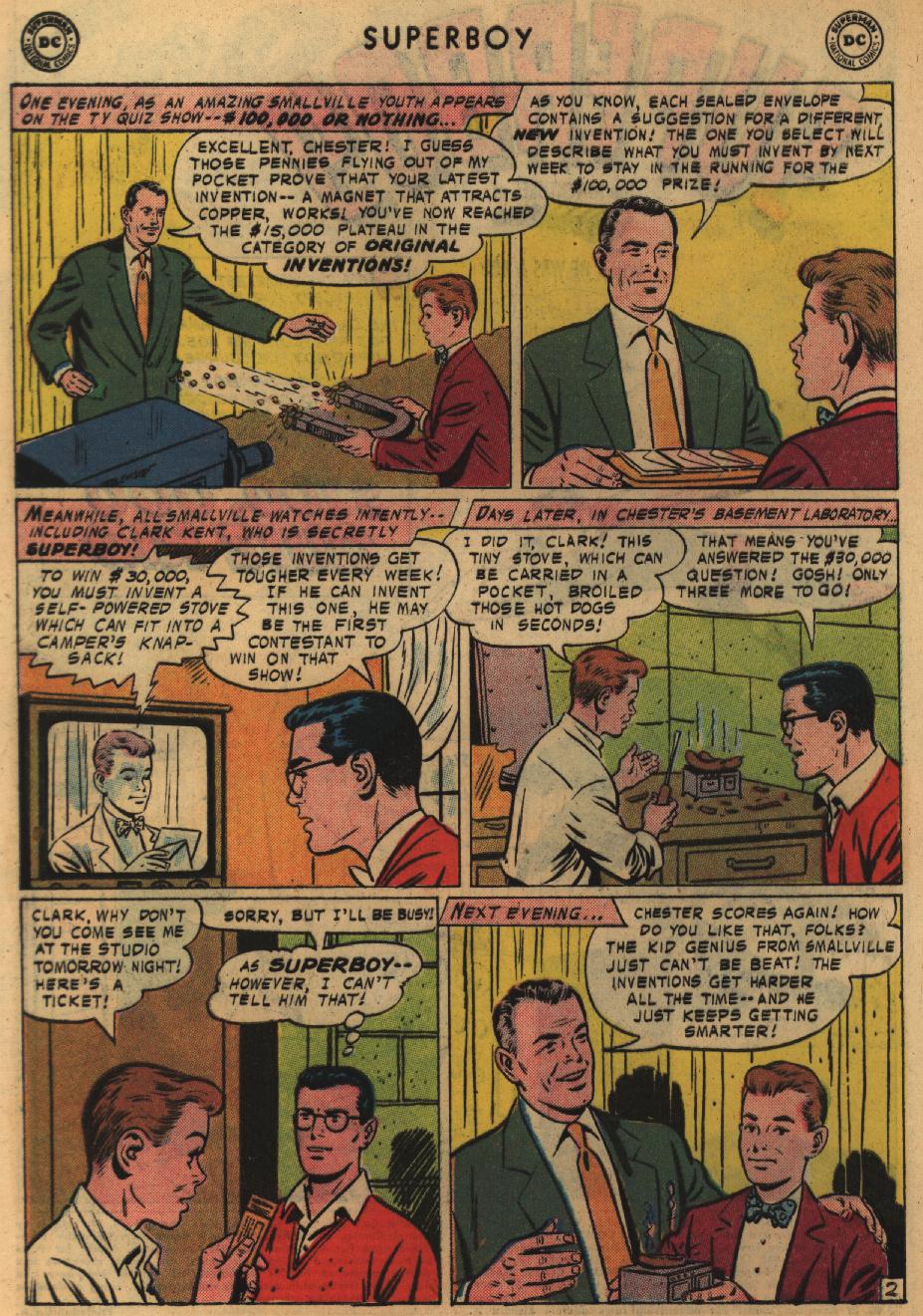 Read online Superboy (1949) comic -  Issue #60 - 3
