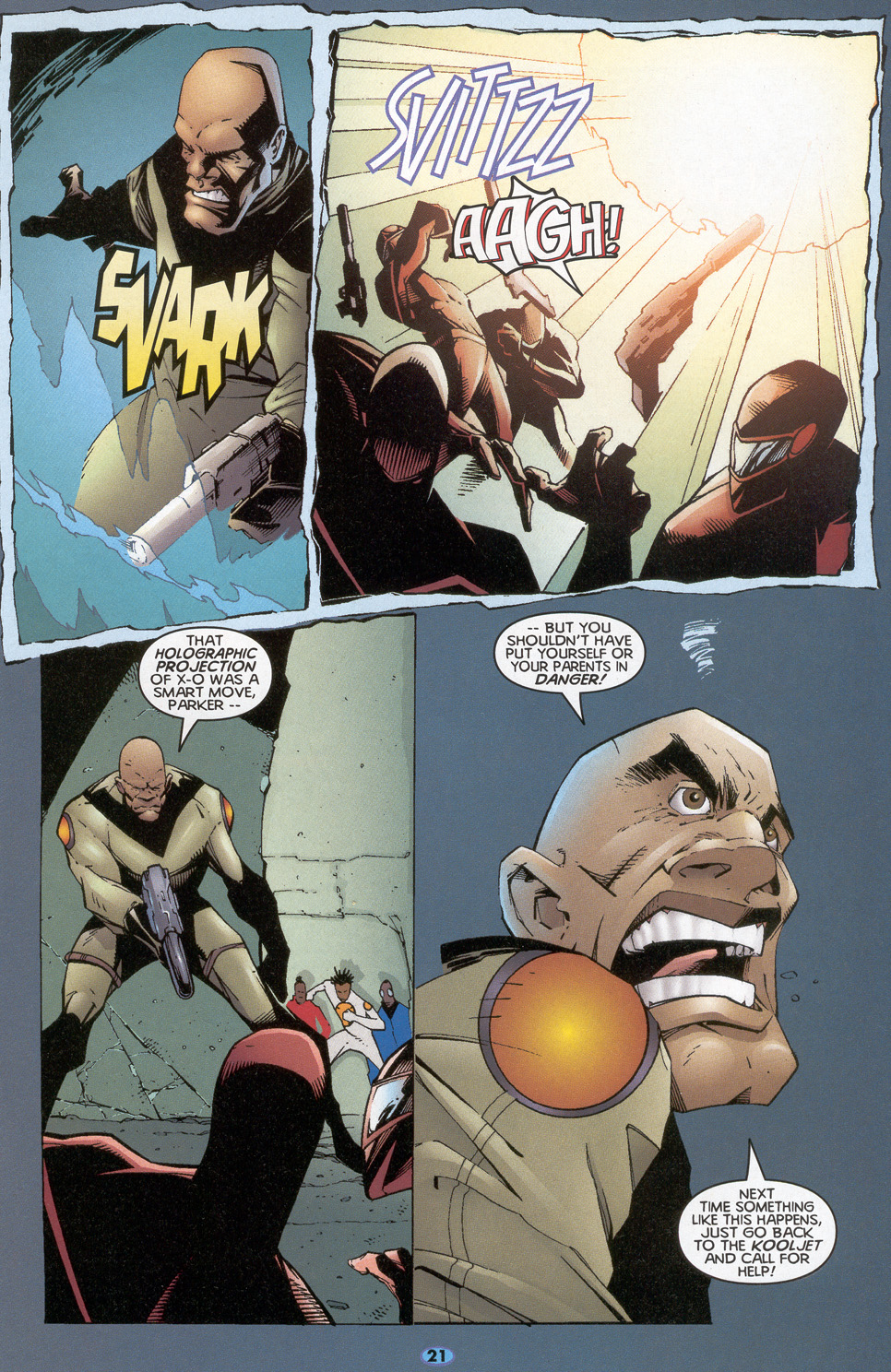 Read online Troublemakers comic -  Issue #4 - 17