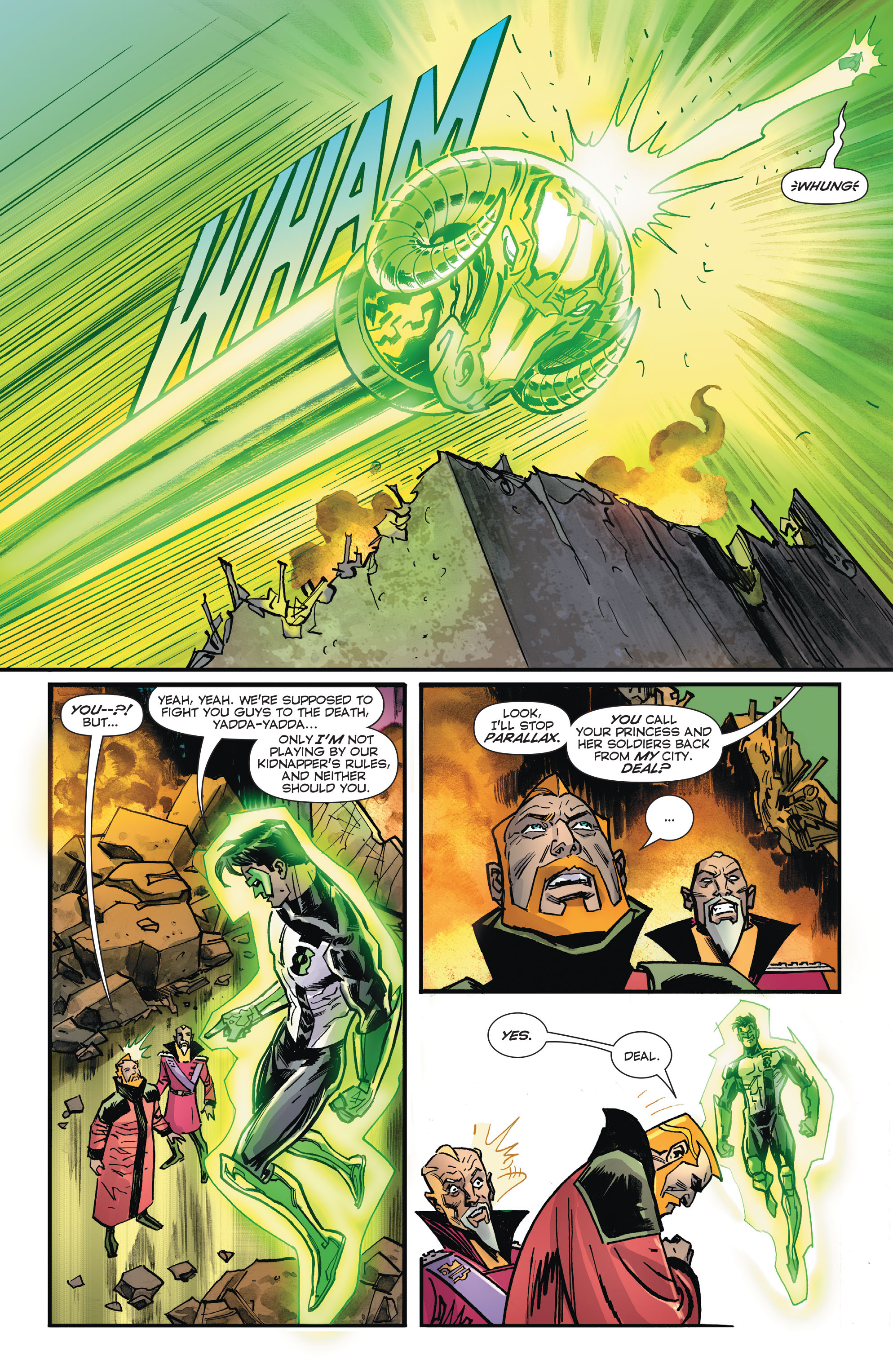 Read online Convergence Green Lantern/Parallax comic -  Issue #2 - 6