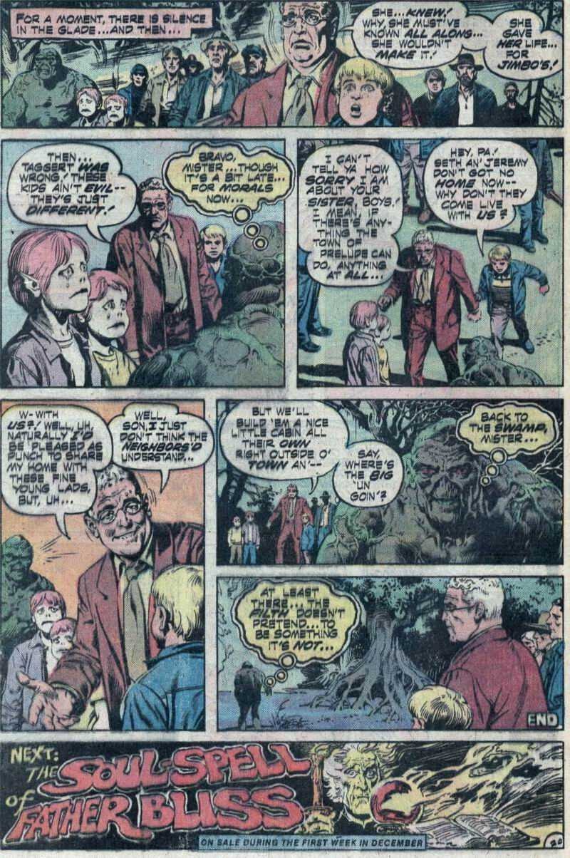 Read online Swamp Thing (1972) comic -  Issue #14 - 21