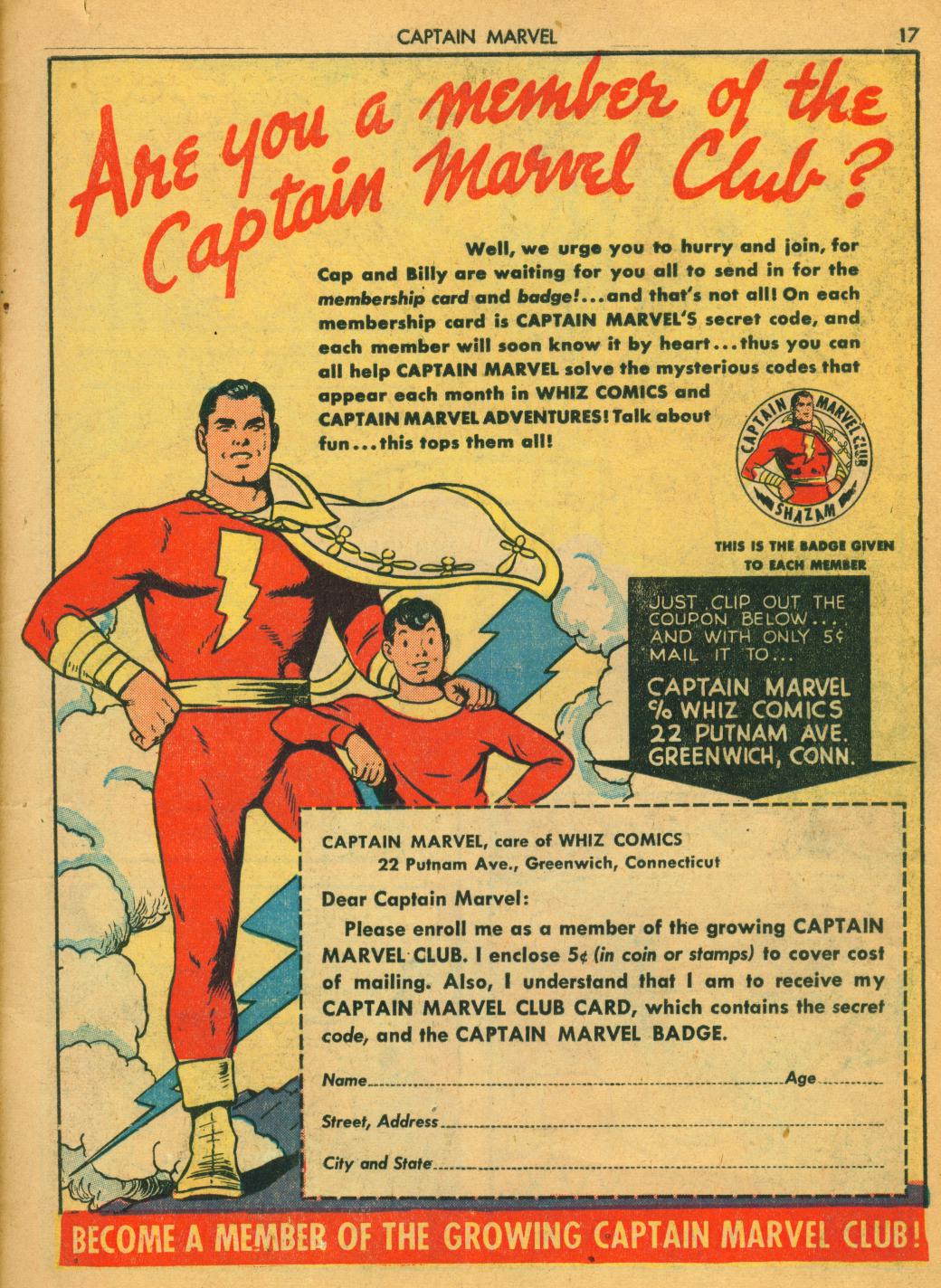 Read online Captain Marvel Adventures comic -  Issue #5 - 19