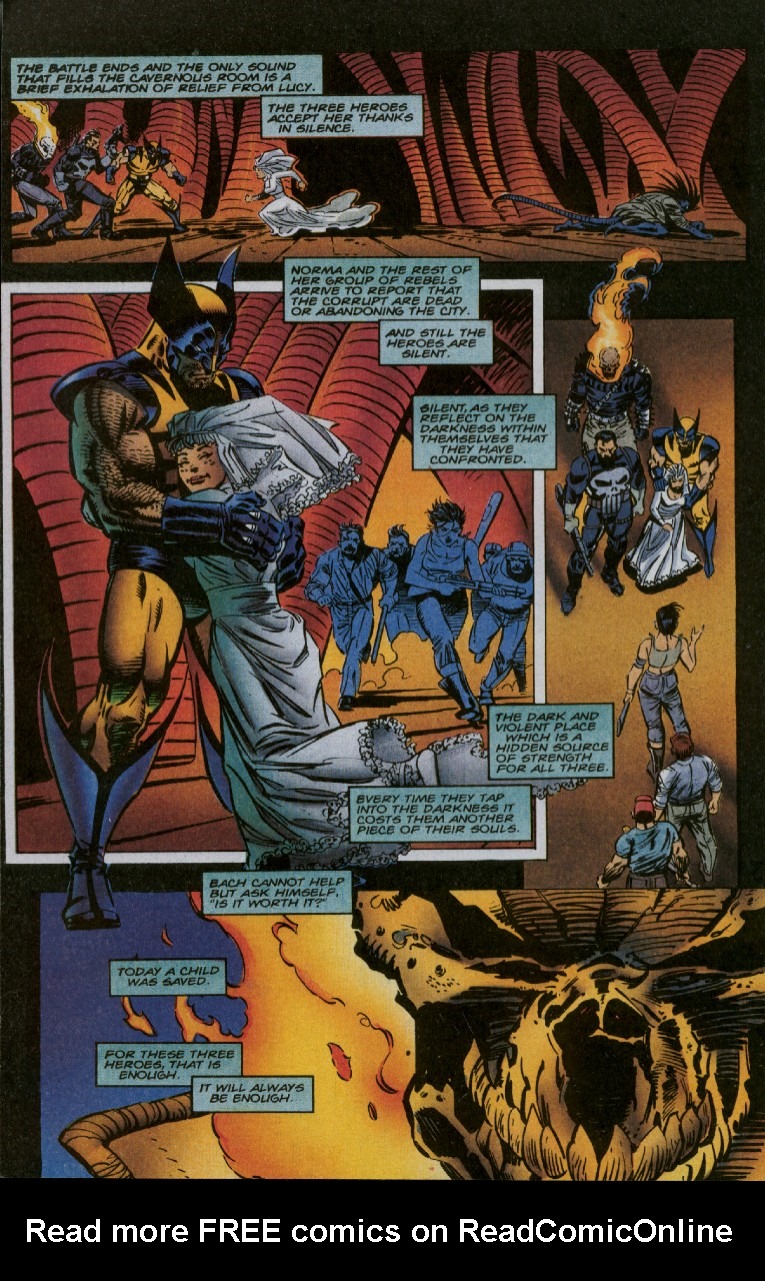 Read online Ghost Rider; Wolverine; Punisher: The Dark Design comic -  Issue # Full - 39