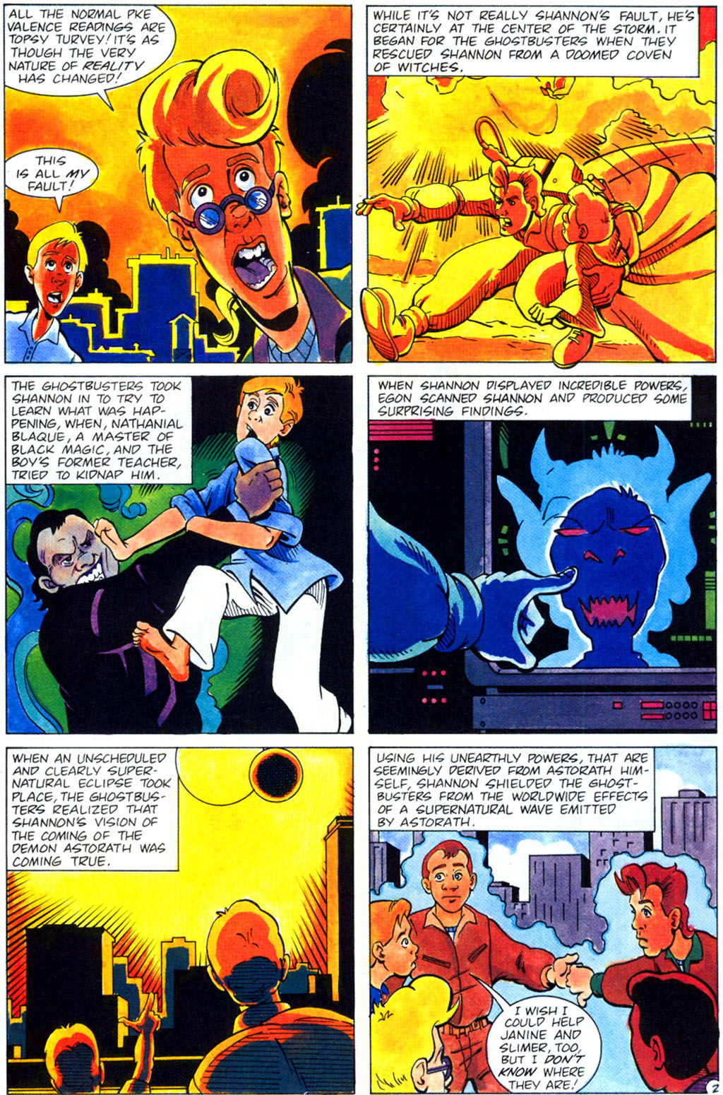 Read online Real Ghostbusters comic -  Issue #10 - 4