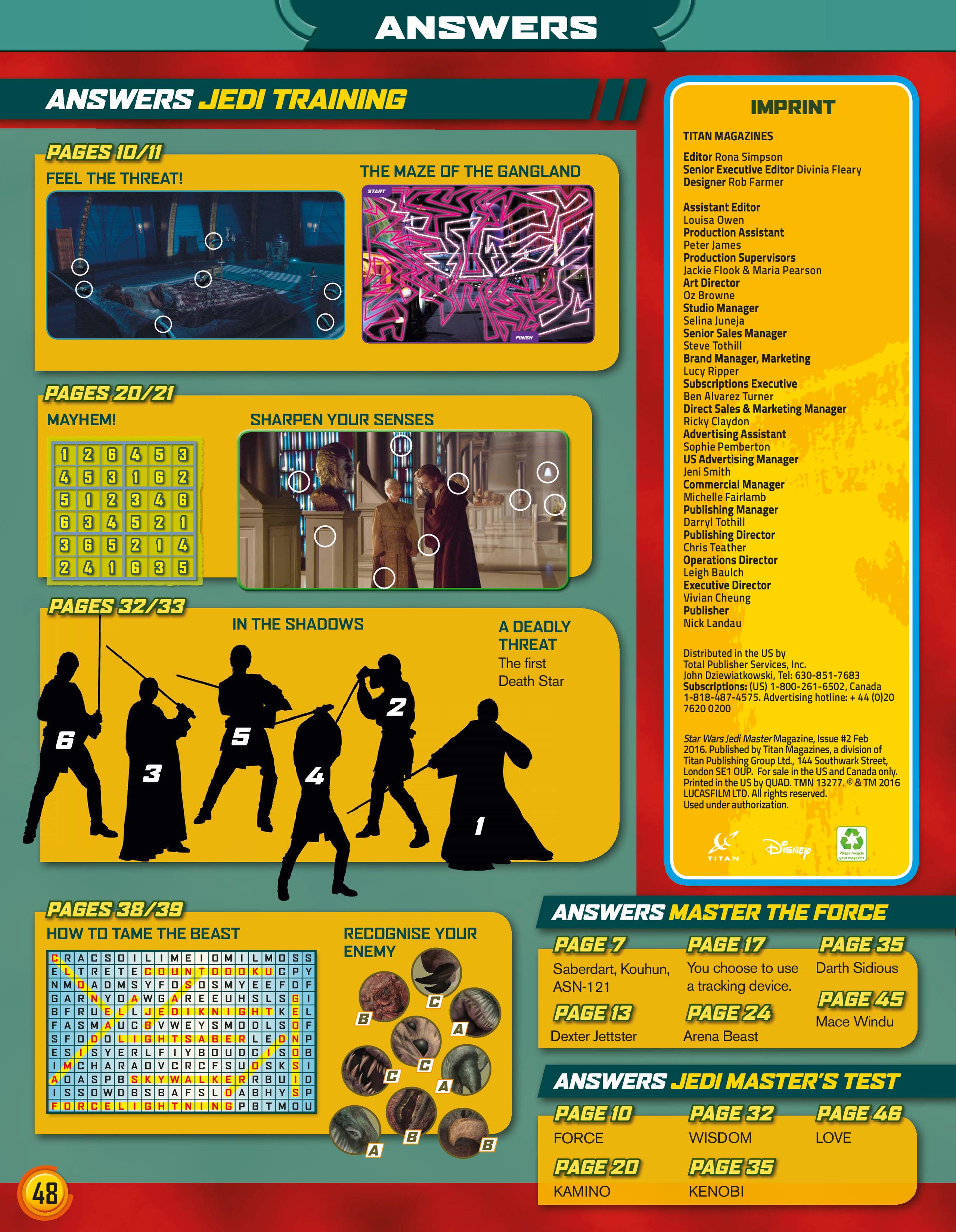 Read online Star Wars Jedi Master Magazine comic -  Issue #2 - 48