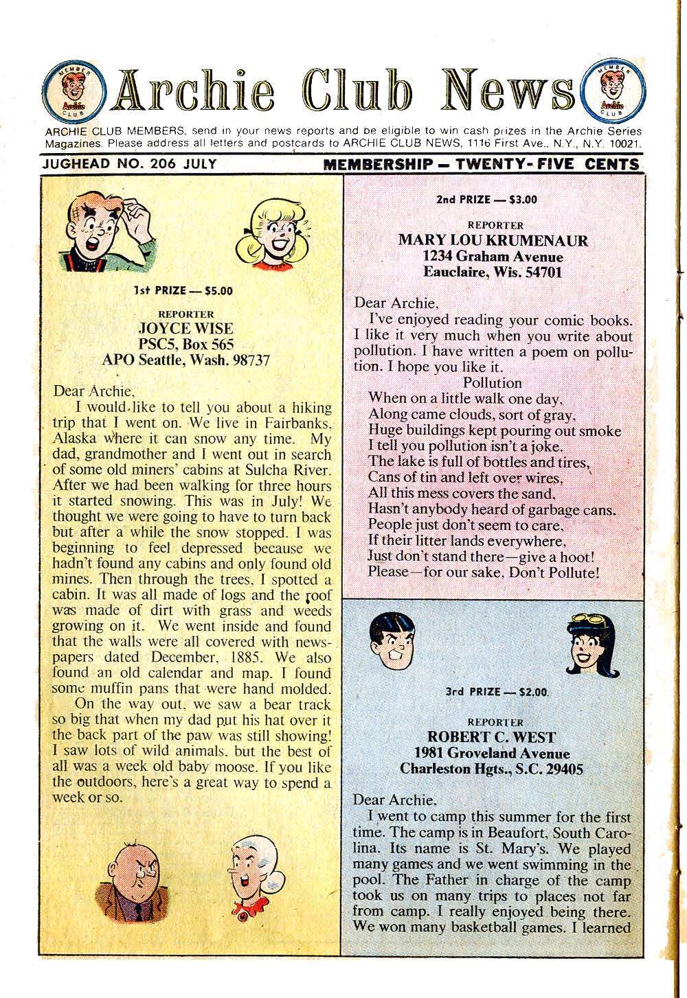 Read online Jughead (1965) comic -  Issue #206 - 26