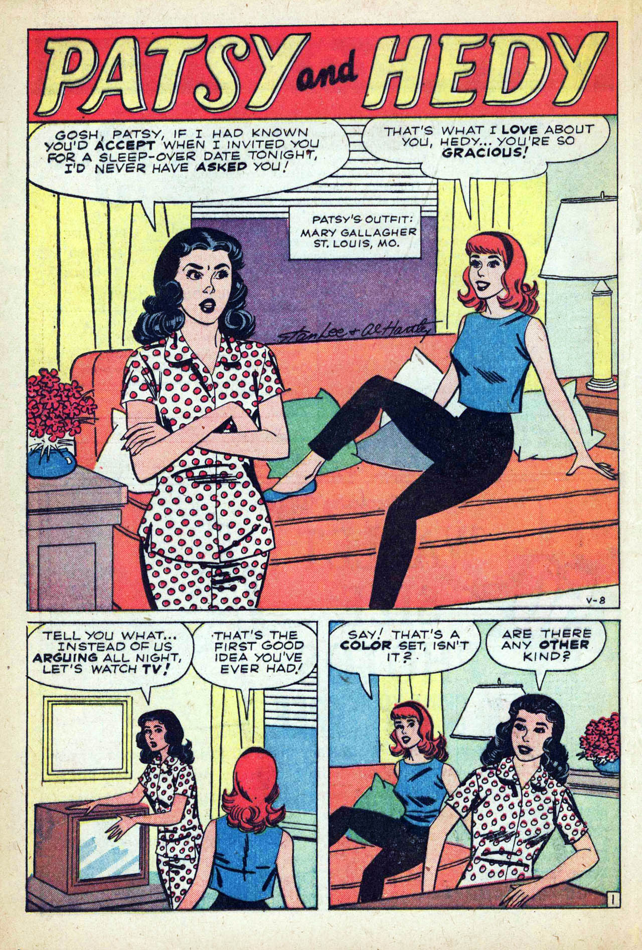 Read online Patsy and Hedy comic -  Issue #74 - 20