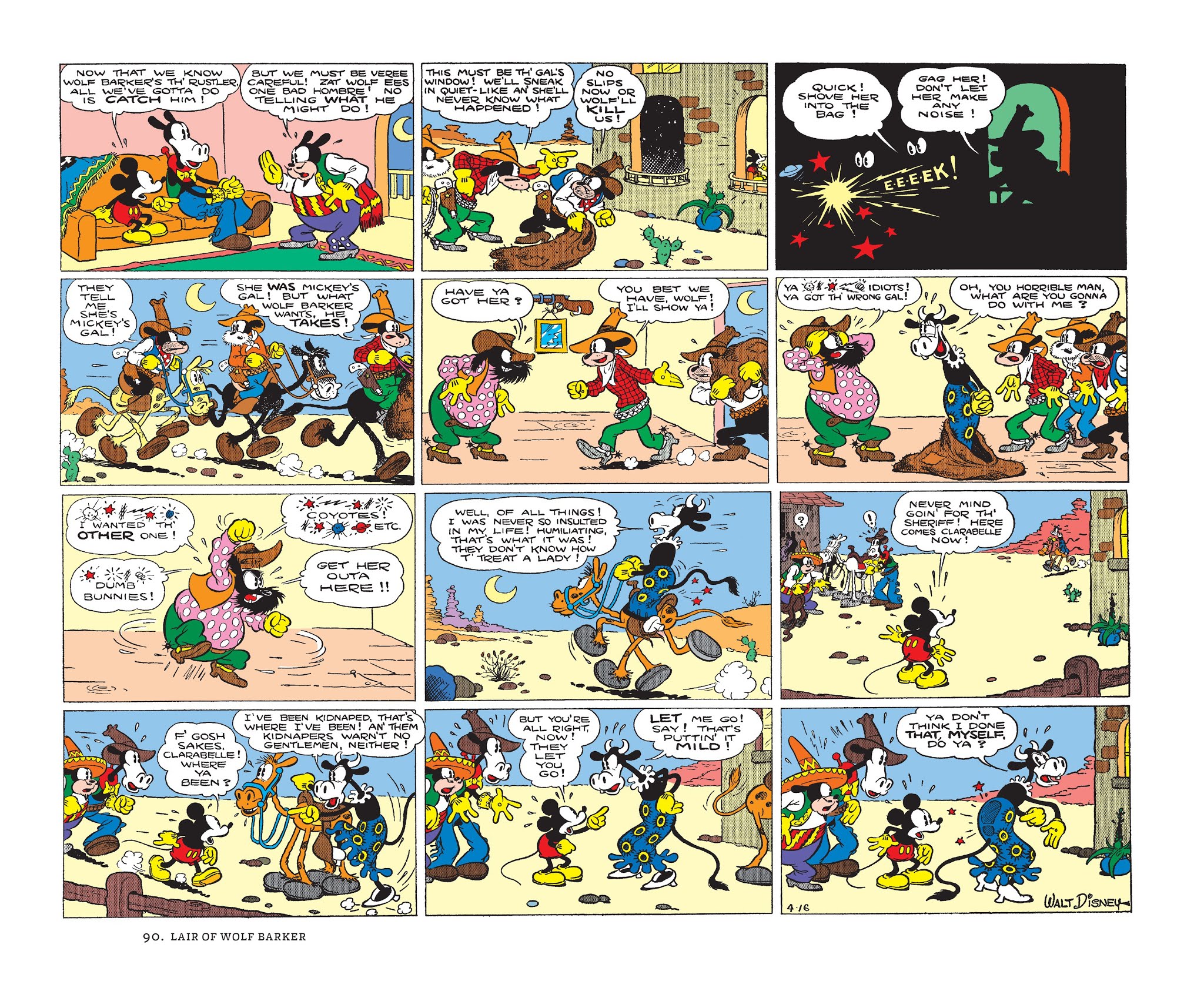 Read online Walt Disney's Mickey Mouse Color Sundays comic -  Issue # TPB 1 (Part 1) - 90