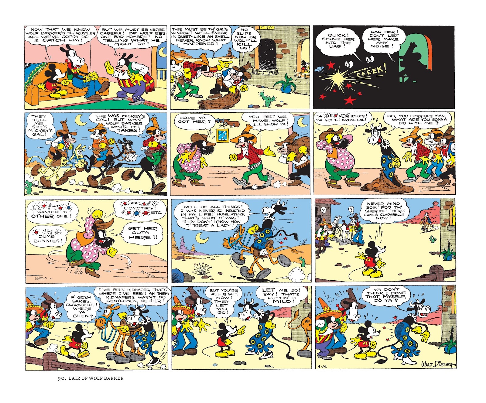 Walt Disney's Mickey Mouse Color Sundays issue TPB 1 (Part 1) - Page 90