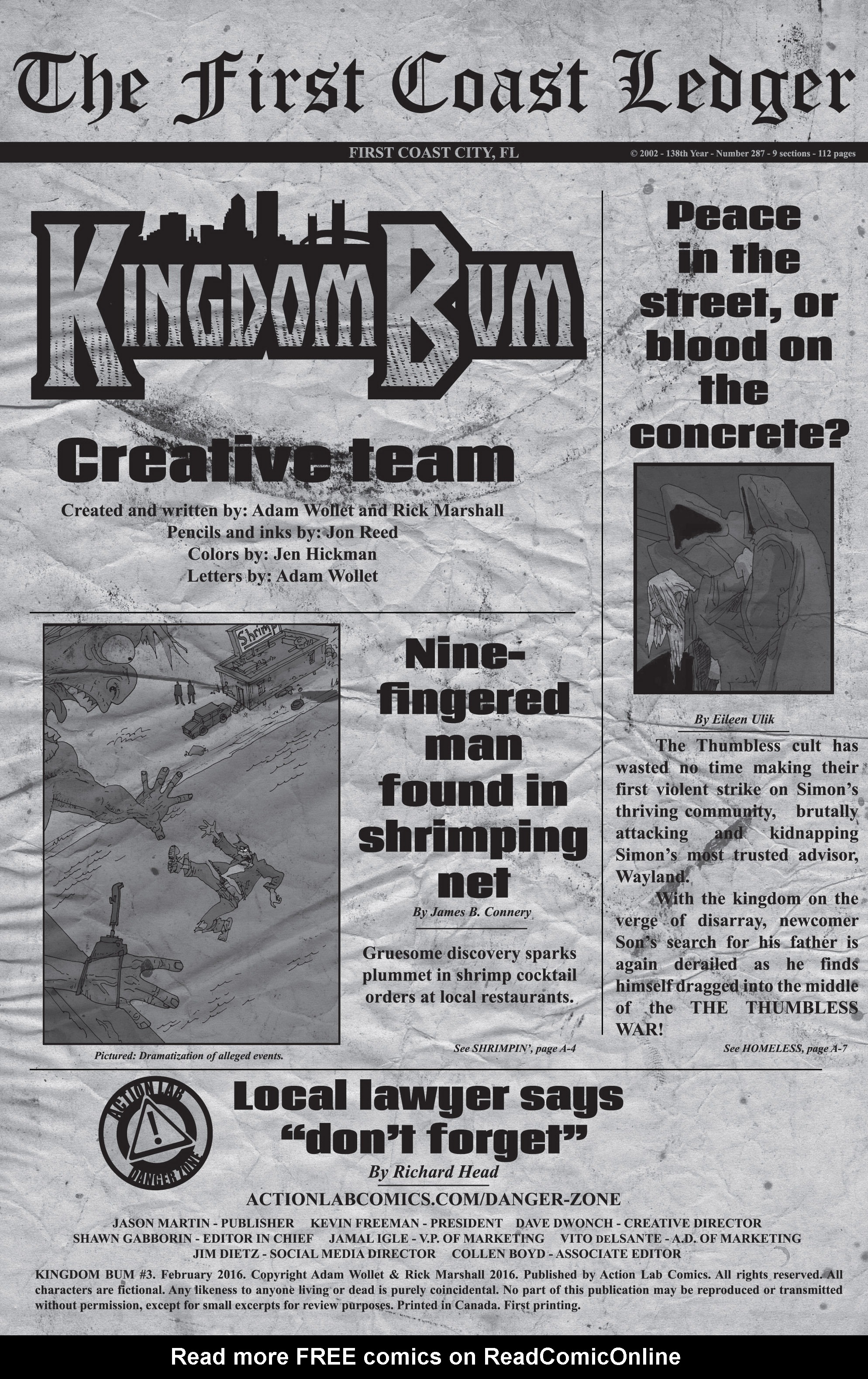 Read online Kingdom Bum comic -  Issue #3 - 2