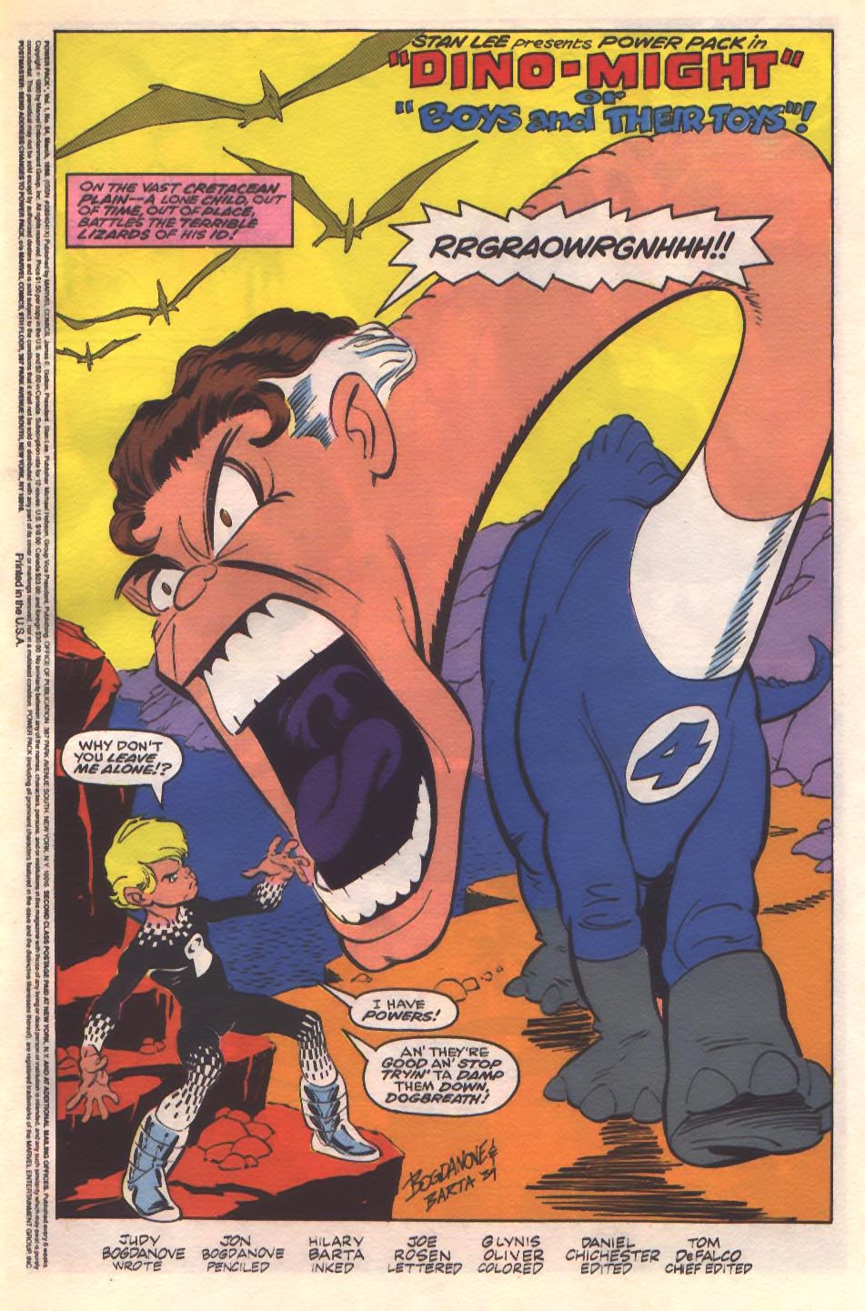 Read online Power Pack (1984) comic -  Issue #54 - 2