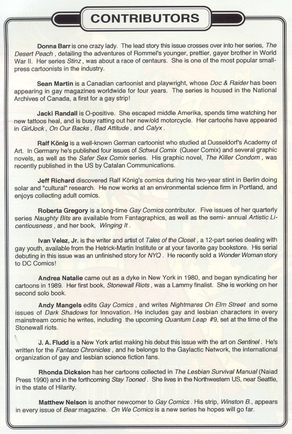 Read online Gay Comix (Gay Comics) comic -  Issue #16 - 44