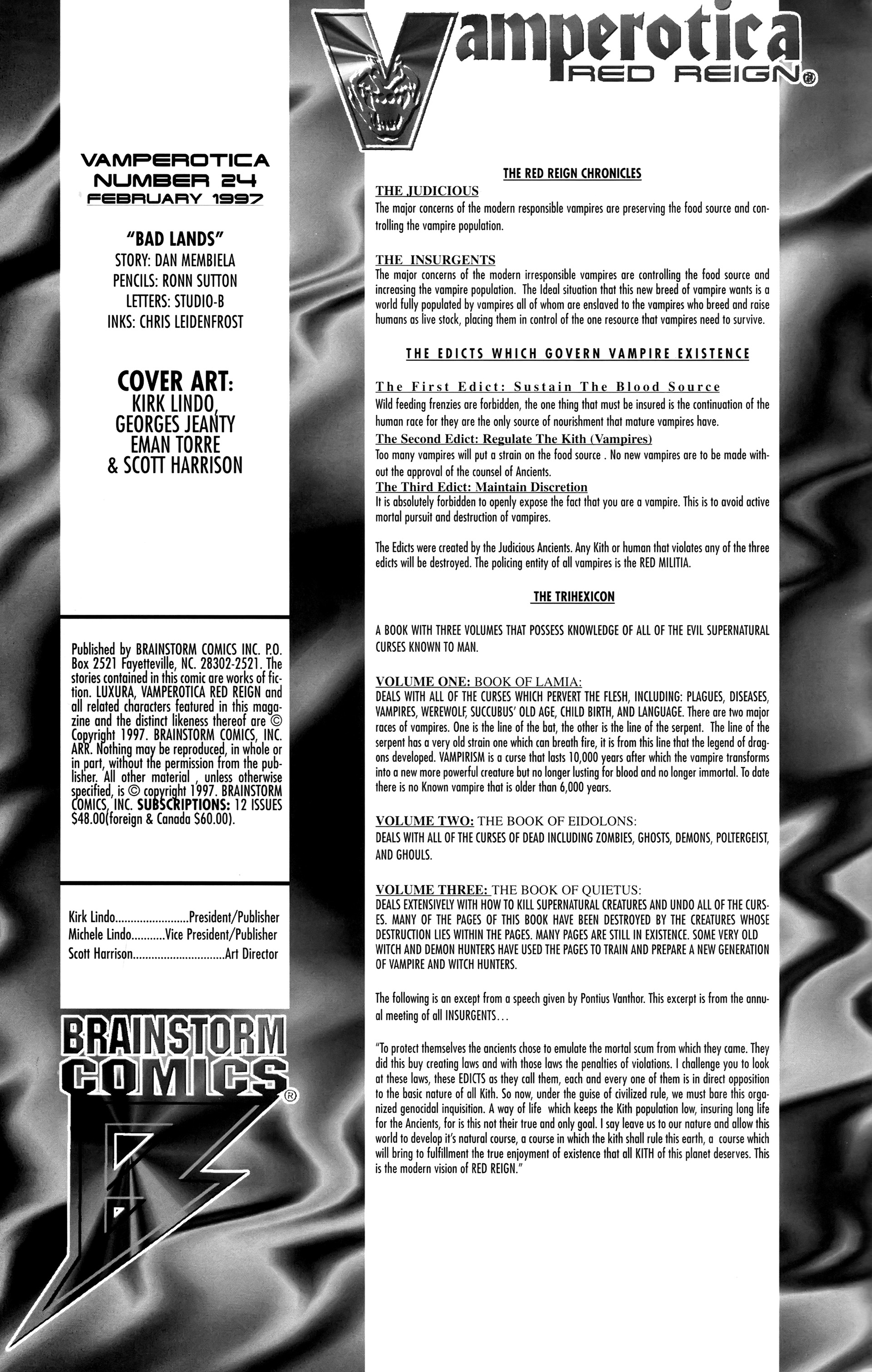 Read online Vamperotica comic -  Issue #24 - 2