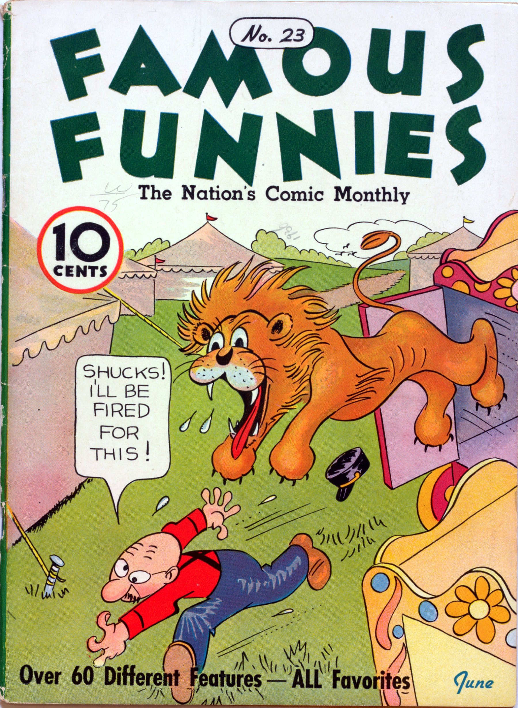 Read online Famous Funnies comic -  Issue #23 - 1