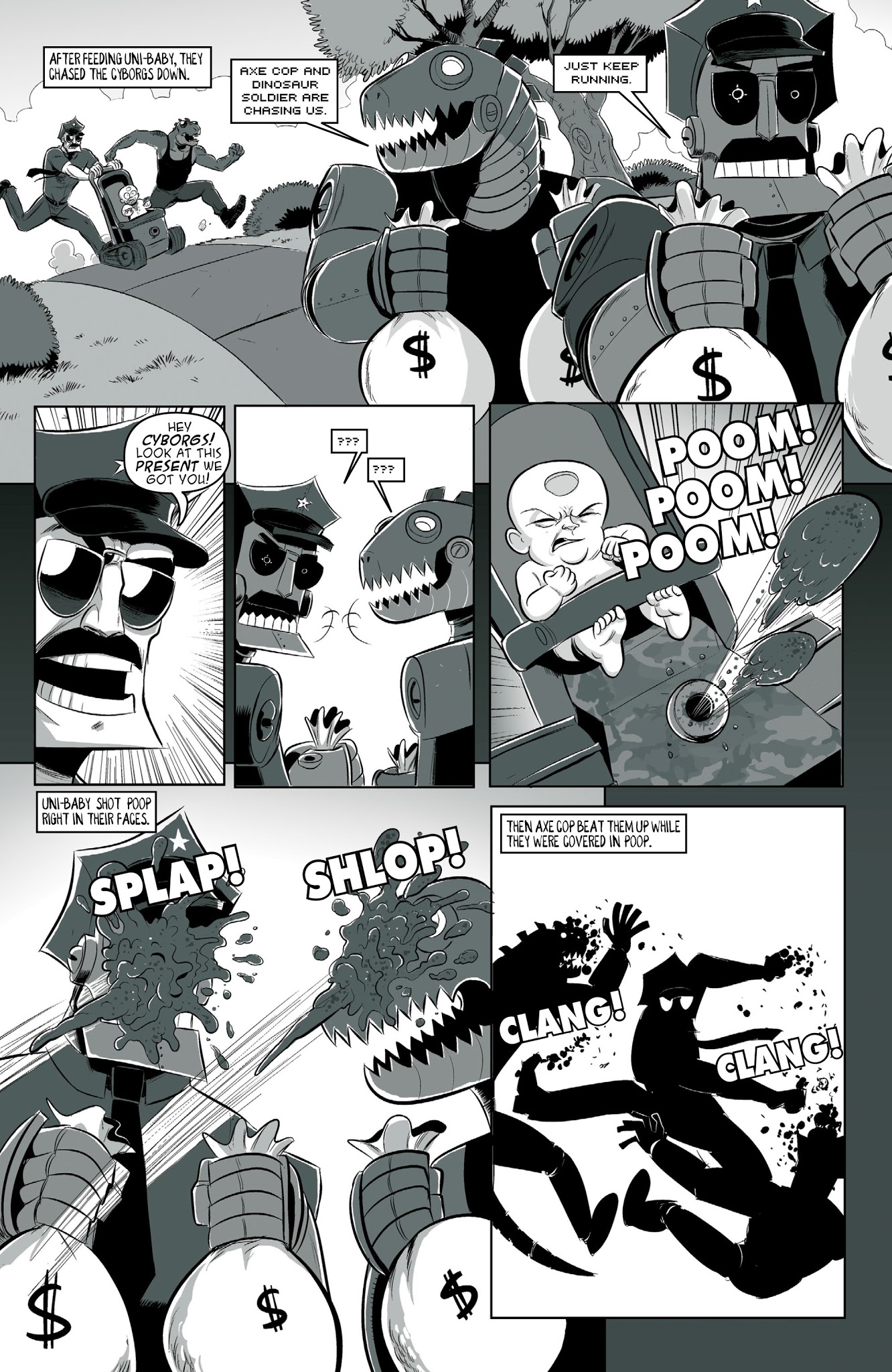 Read online Axe Cop comic -  Issue # TPB 3 - 107