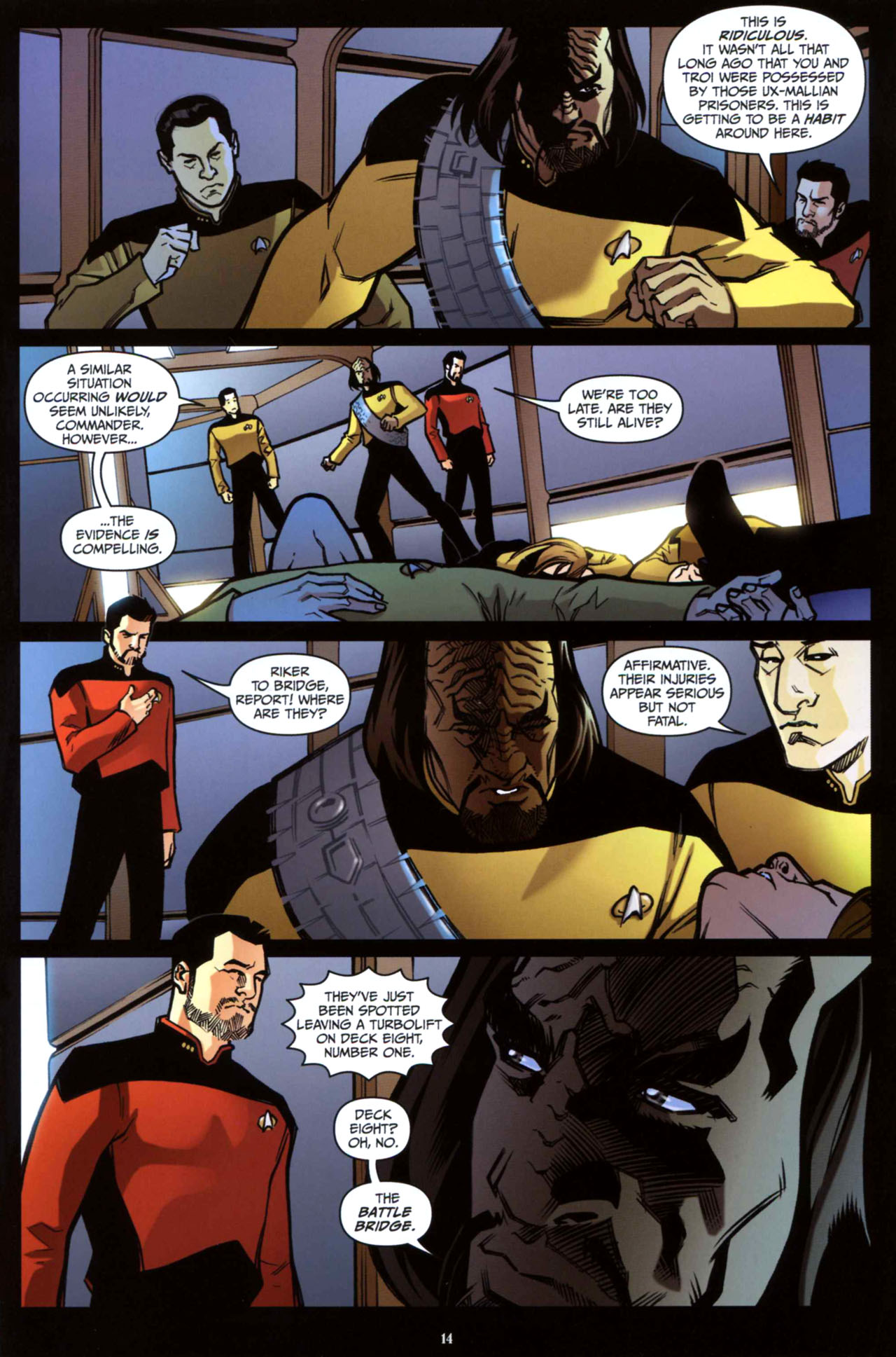 Star Trek: The Next Generation: Intelligence Gathering Issue #4 #4 - English 16