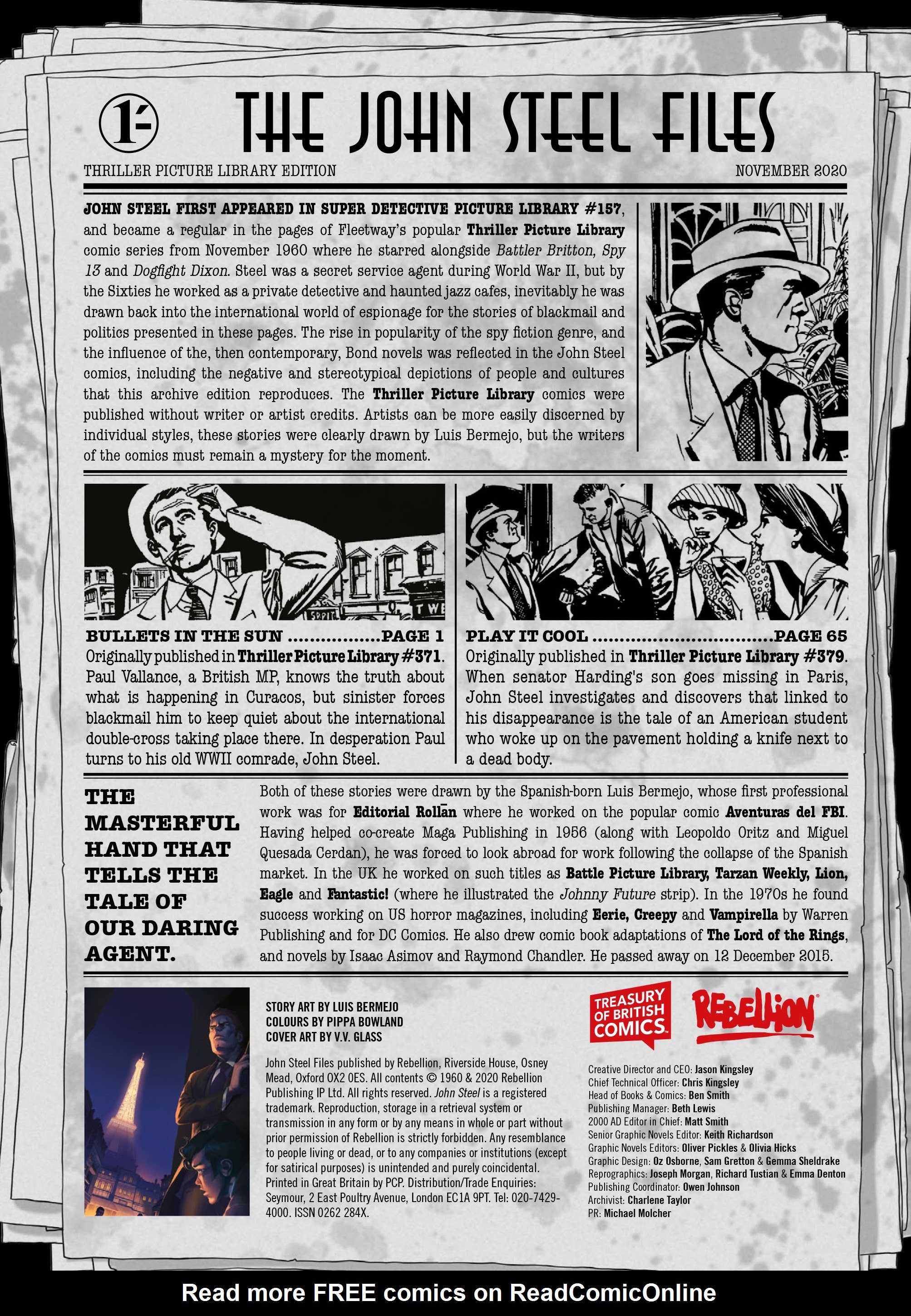 Read online The John Steel Files: Thriller Picture Library Special comic -  Issue # TPB - 2