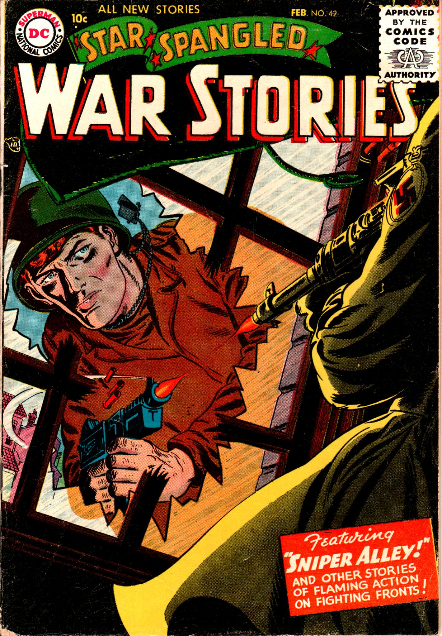 Read online Star Spangled War Stories (1952) comic -  Issue #42 - 1