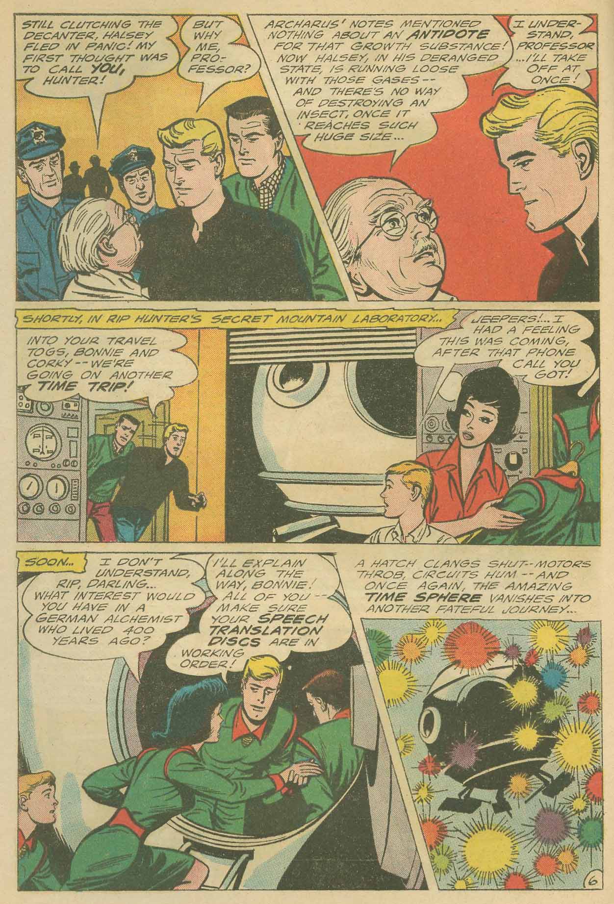 Read online Rip Hunter...Time Master comic -  Issue #29 - 8