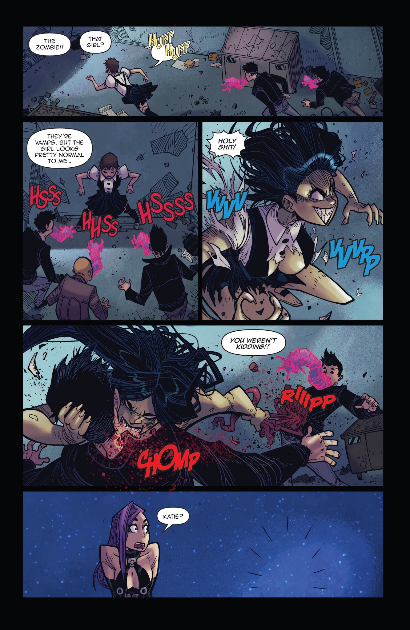 Read online Vampblade Season 3 comic -  Issue #5 - 14