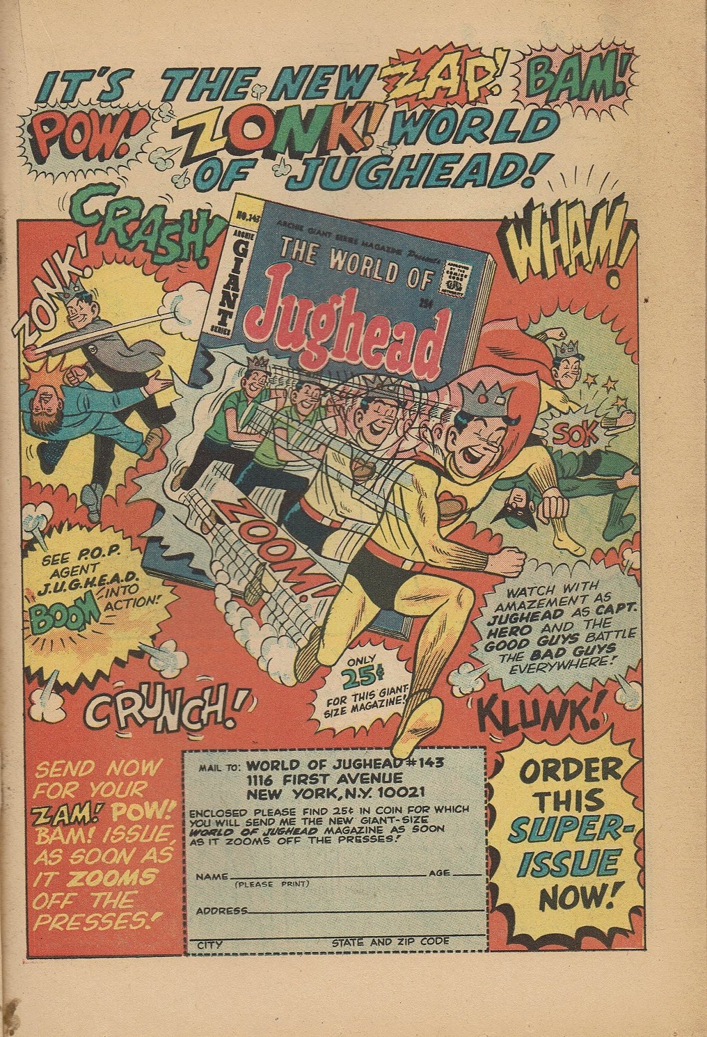 Read online Jughead (1965) comic -  Issue #136 - 19