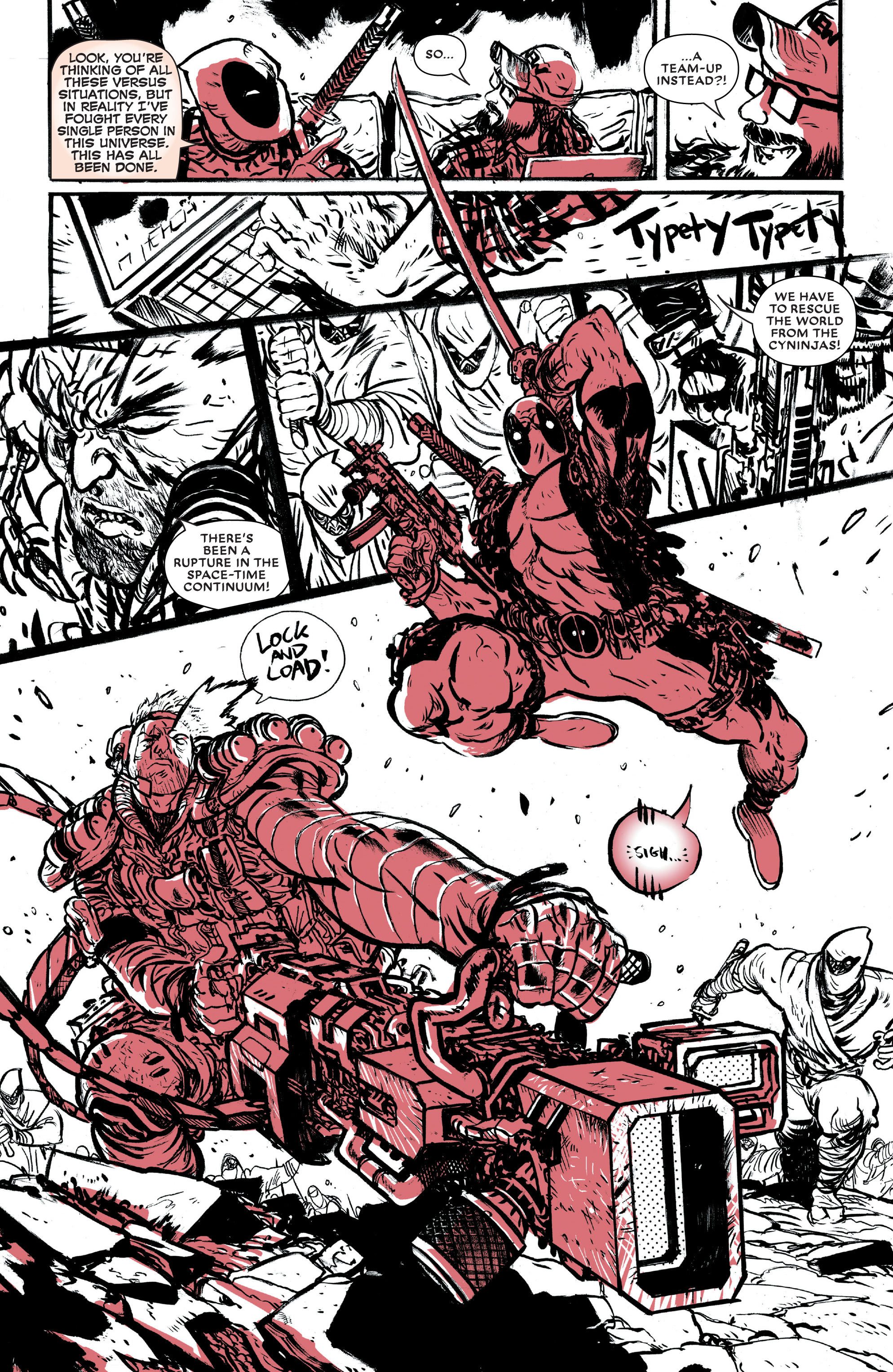 Read online Deadpool: Black, White & Blood comic -  Issue #2 - 24