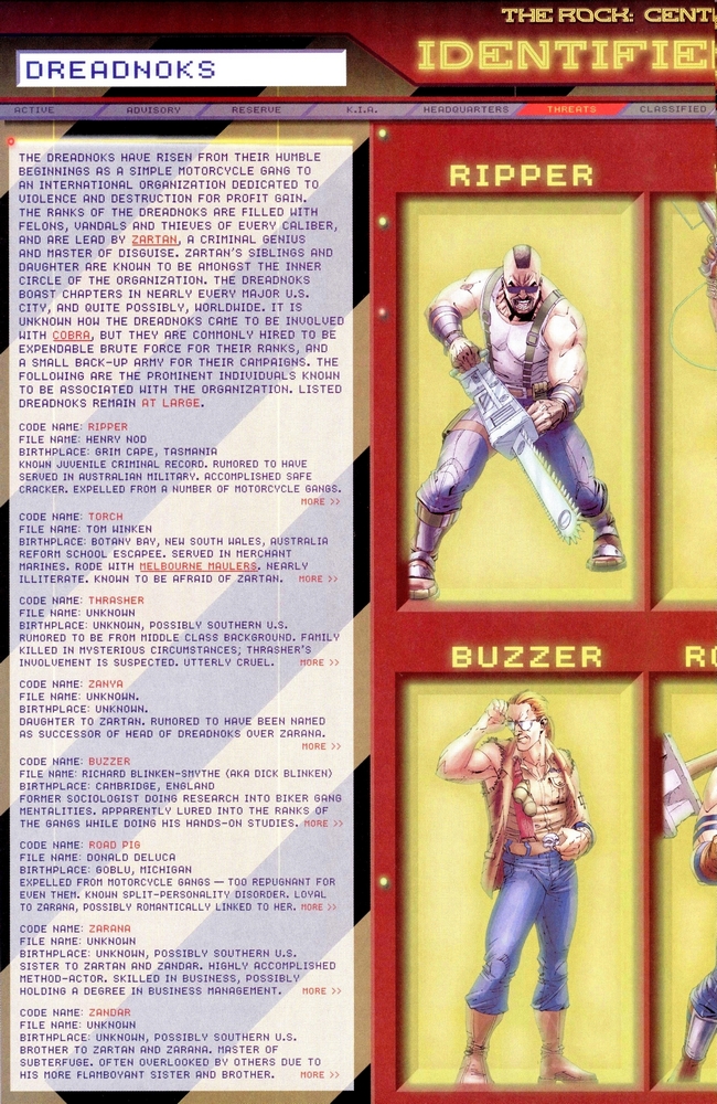 Read online G.I. Joe: Data Desk Handbook comic -  Issue #1 - 22