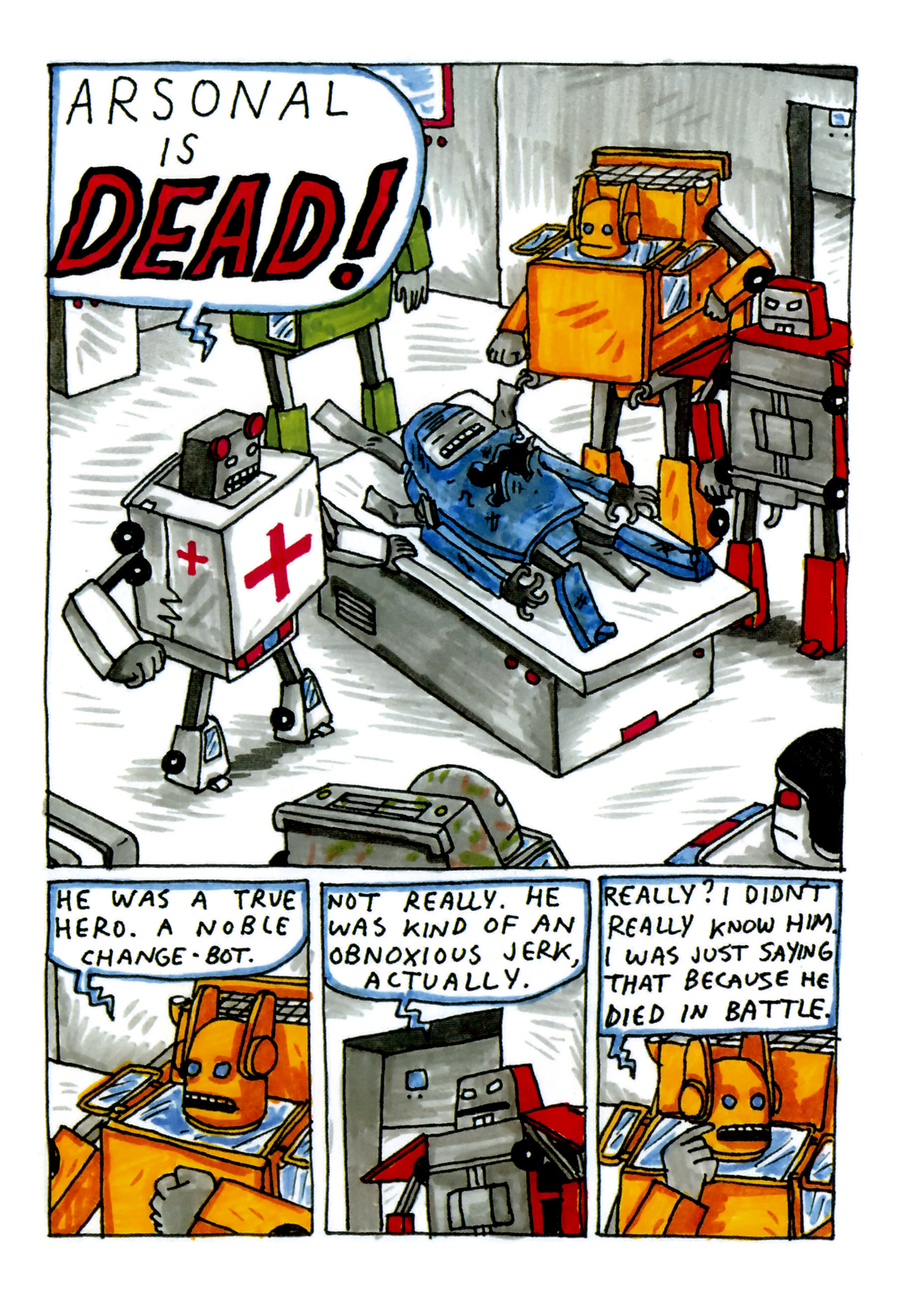 Read online Incredible Change-Bots comic -  Issue # TPB 1 - 64