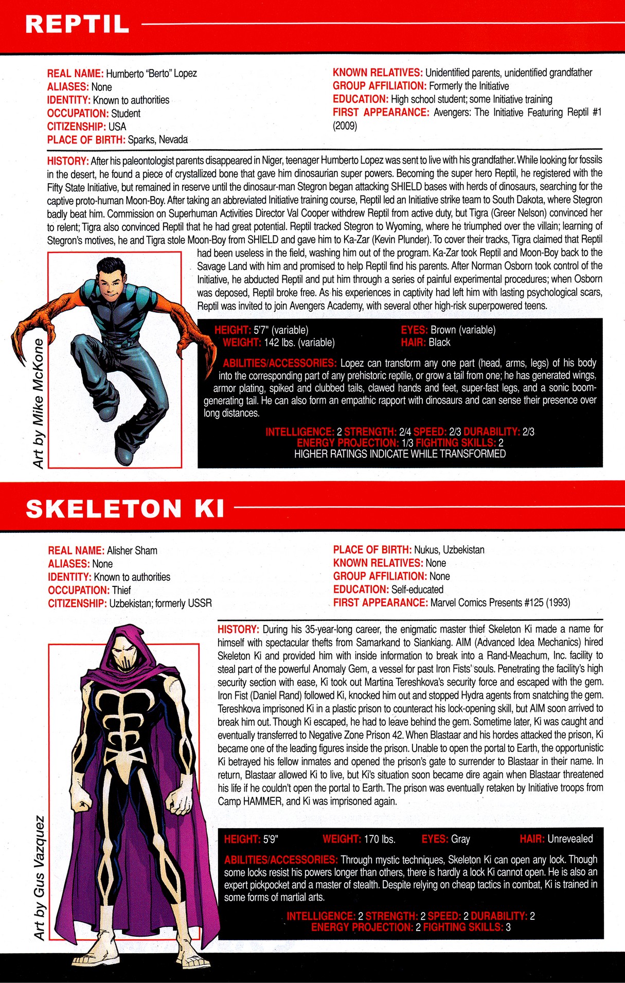Read online Official Handbook of the Marvel Universe A To Z Update comic -  Issue #2 - 66