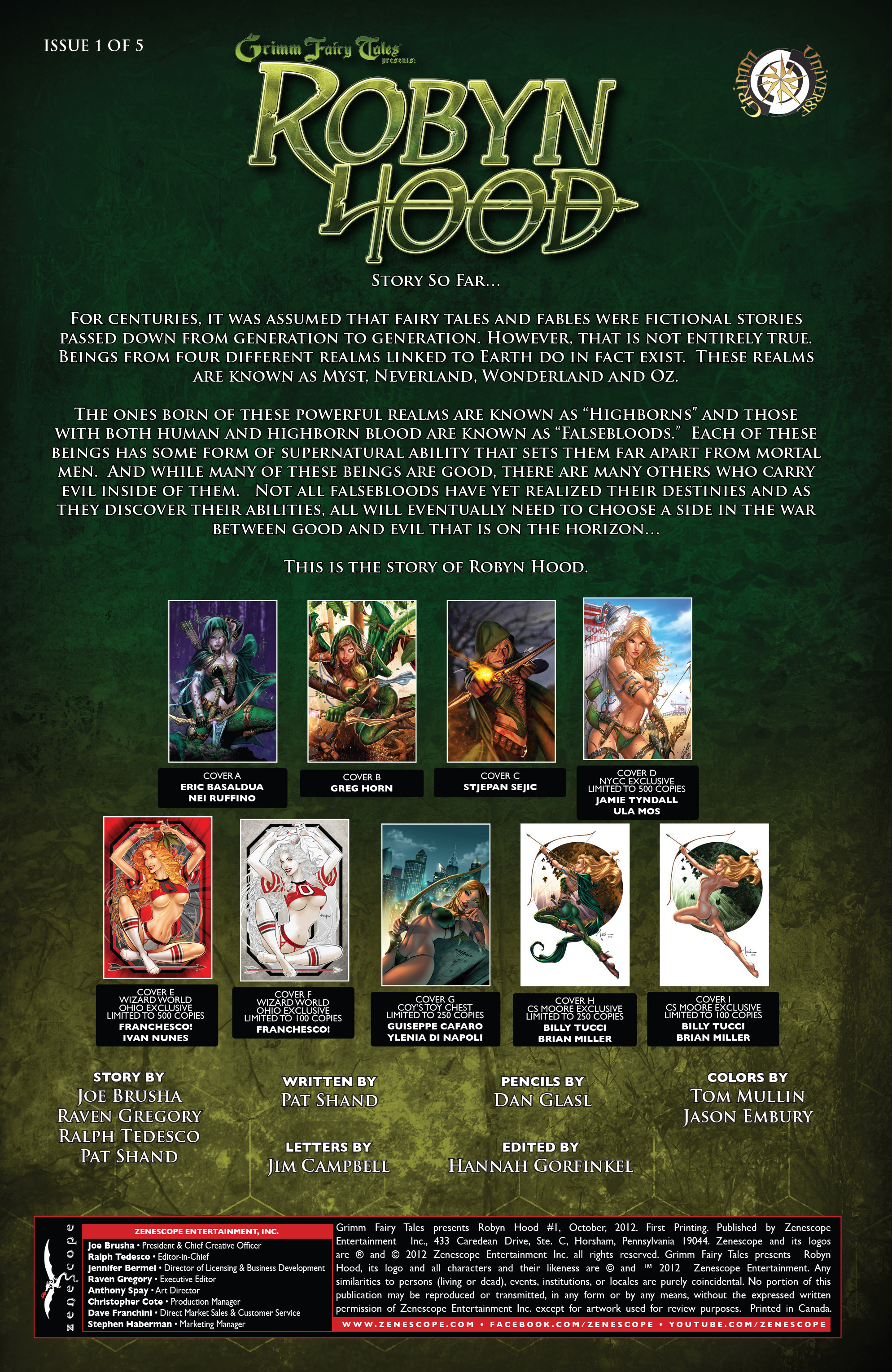 Read online Grimm Fairy Tales presents Robyn Hood (2012) comic -  Issue #1 - 2