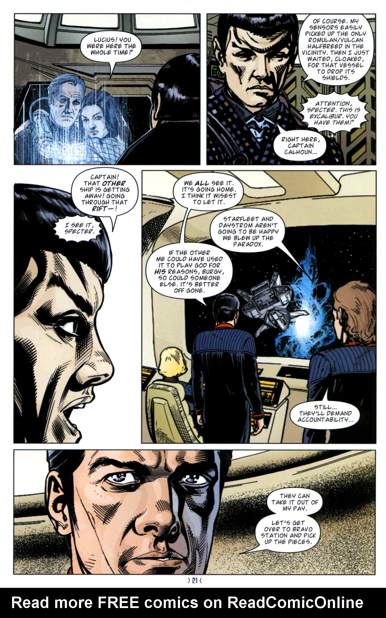 Read online Star Trek: New Frontier comic -  Issue #5 - 22