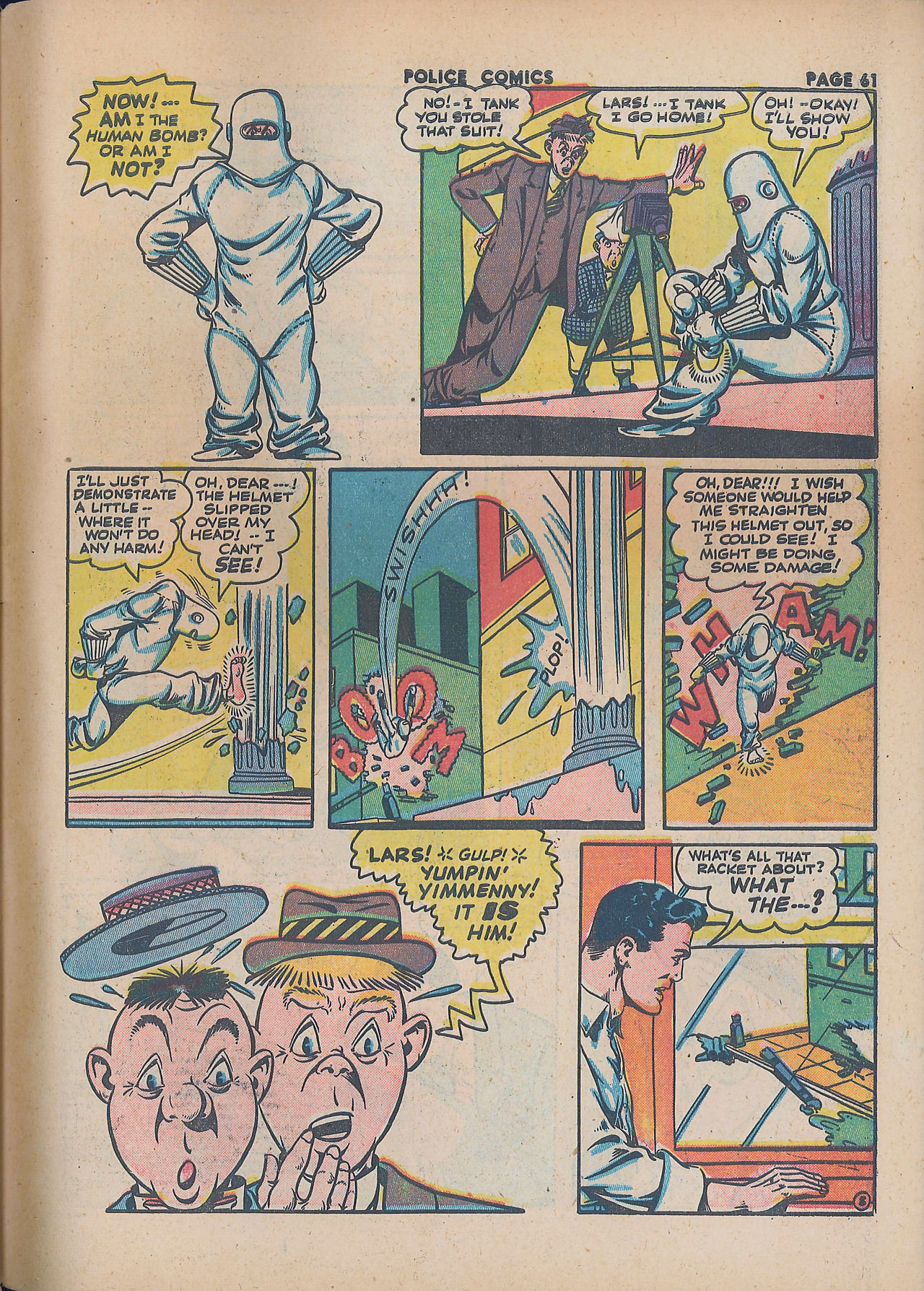 Read online Police Comics comic -  Issue #17 - 63