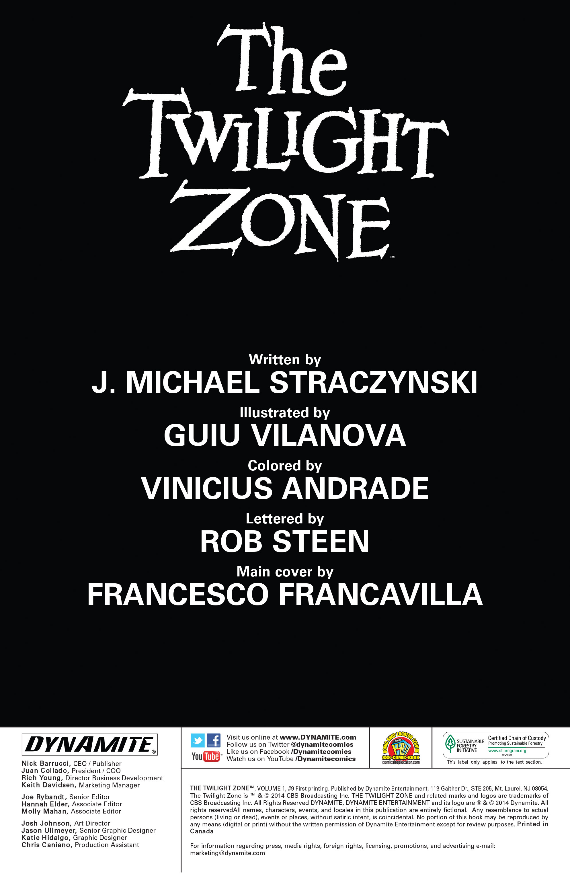 Read online The Twilight Zone (2013) comic -  Issue #9 - 2