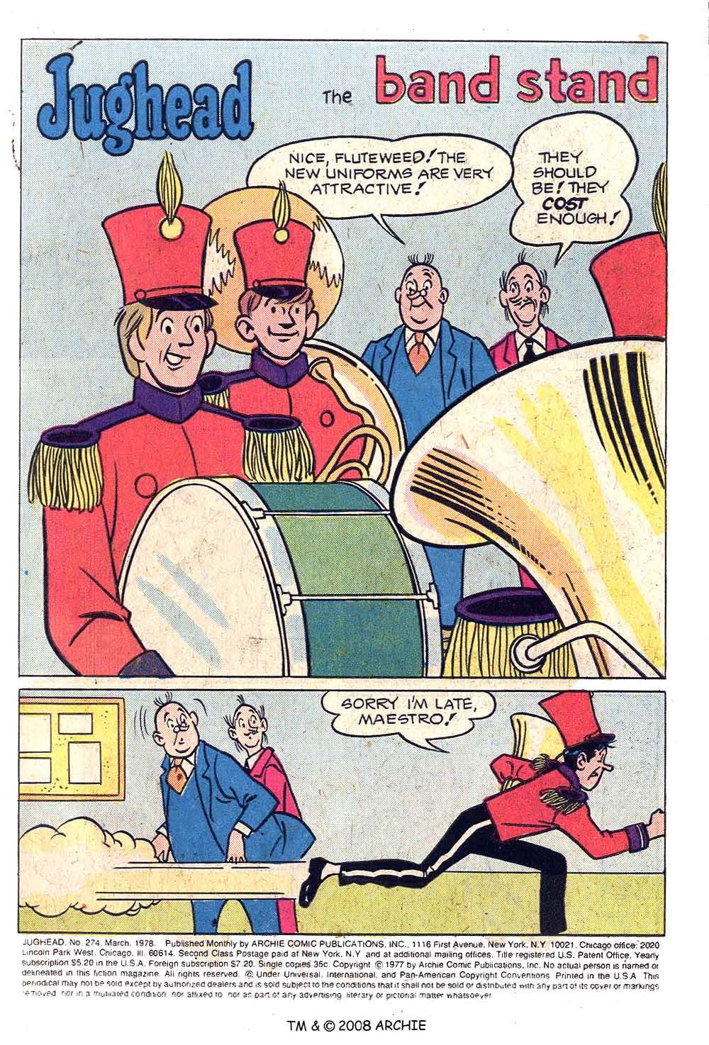 Read online Jughead (1965) comic -  Issue #274 - 3