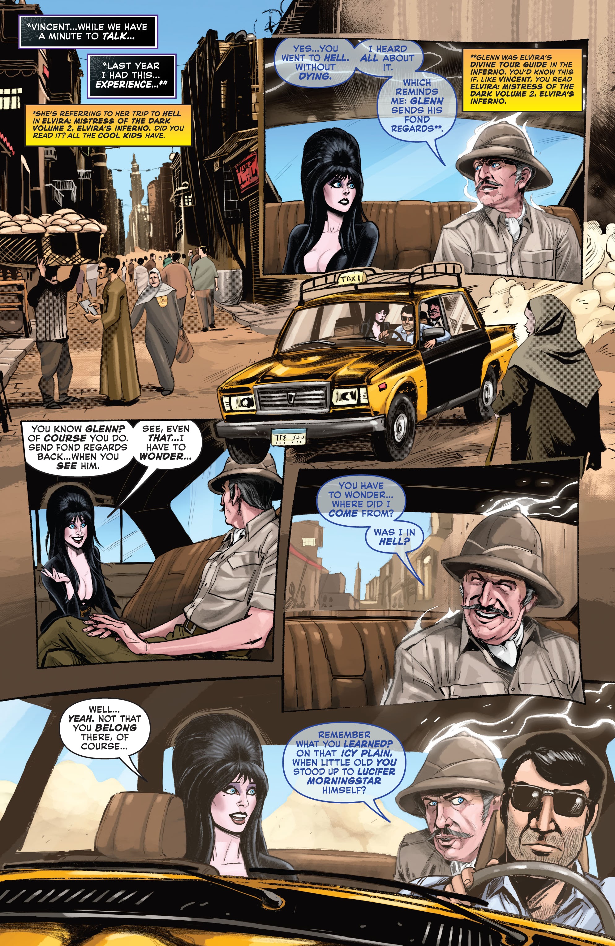 Read online Elvira Meets Vincent Price comic -  Issue #3 - 9