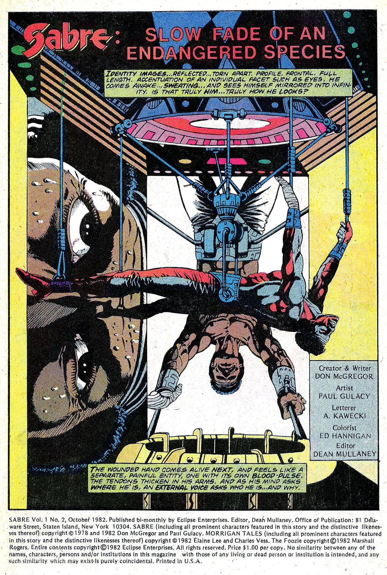 Read online Sabre comic -  Issue #2 - 3