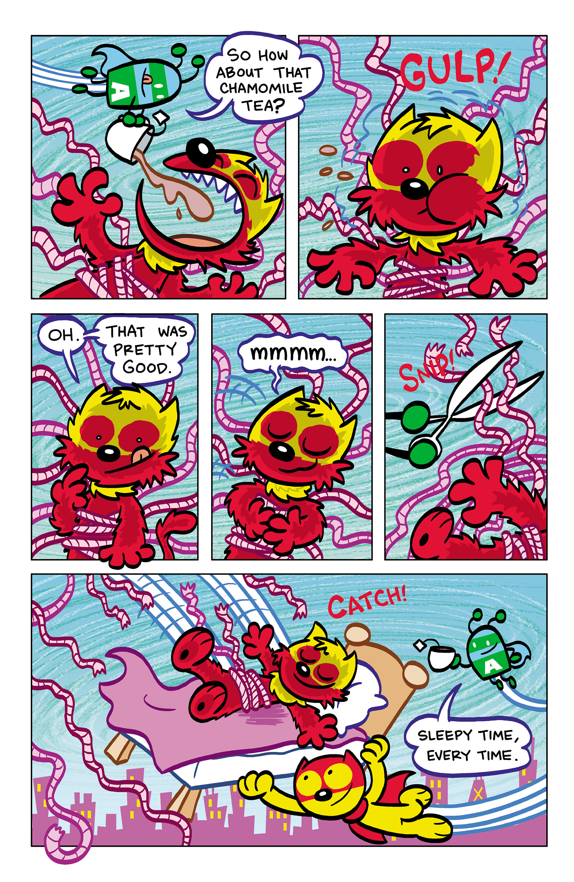 Read online Aw Yeah Comics: Action Cat & Adventure Bug comic -  Issue #2 - 22