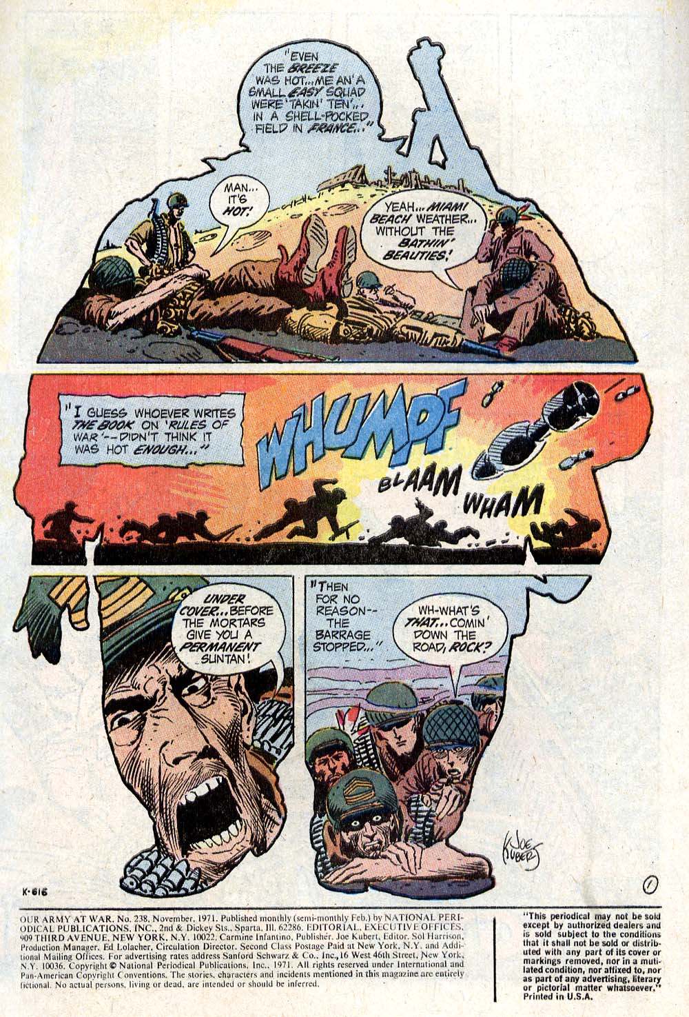 Read online Our Army at War (1952) comic -  Issue #238 - 3