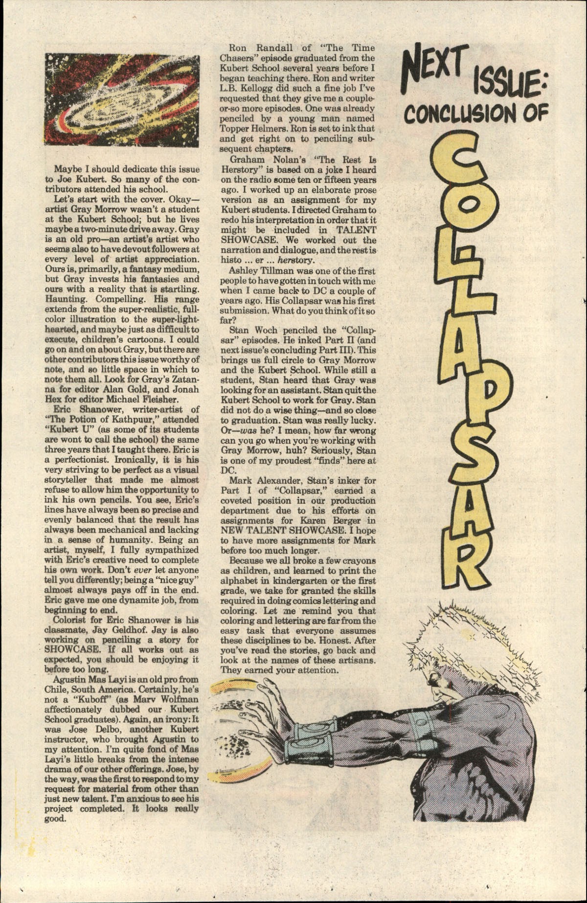 Read online The New Talent Showcase comic -  Issue #16 - 12