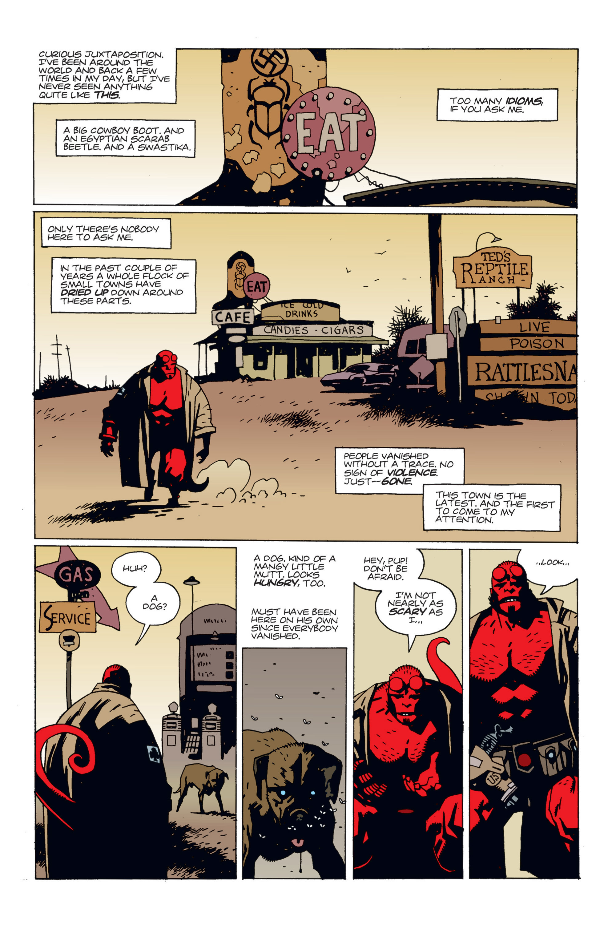 Read online Hellboy comic -  Issue #1 - 115