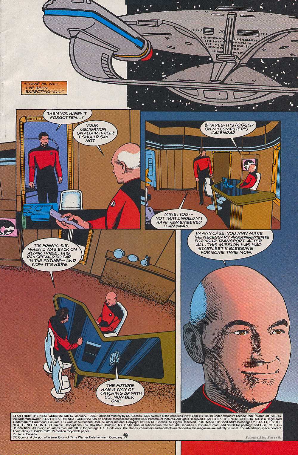 Read online Star Trek: The Next Generation (1989) comic -  Issue #67 - 2