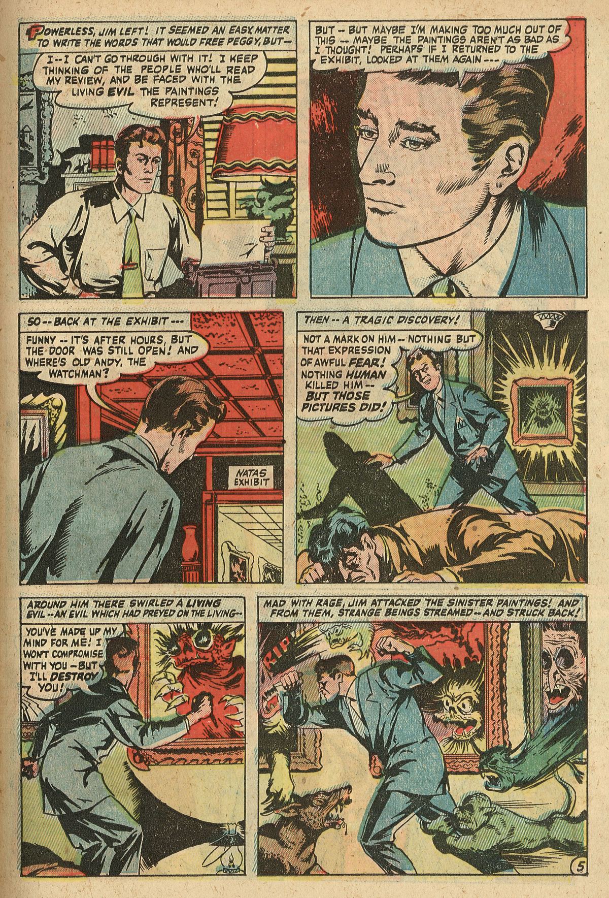 Read online Adventures Into The Unknown comic -  Issue #36 - 7