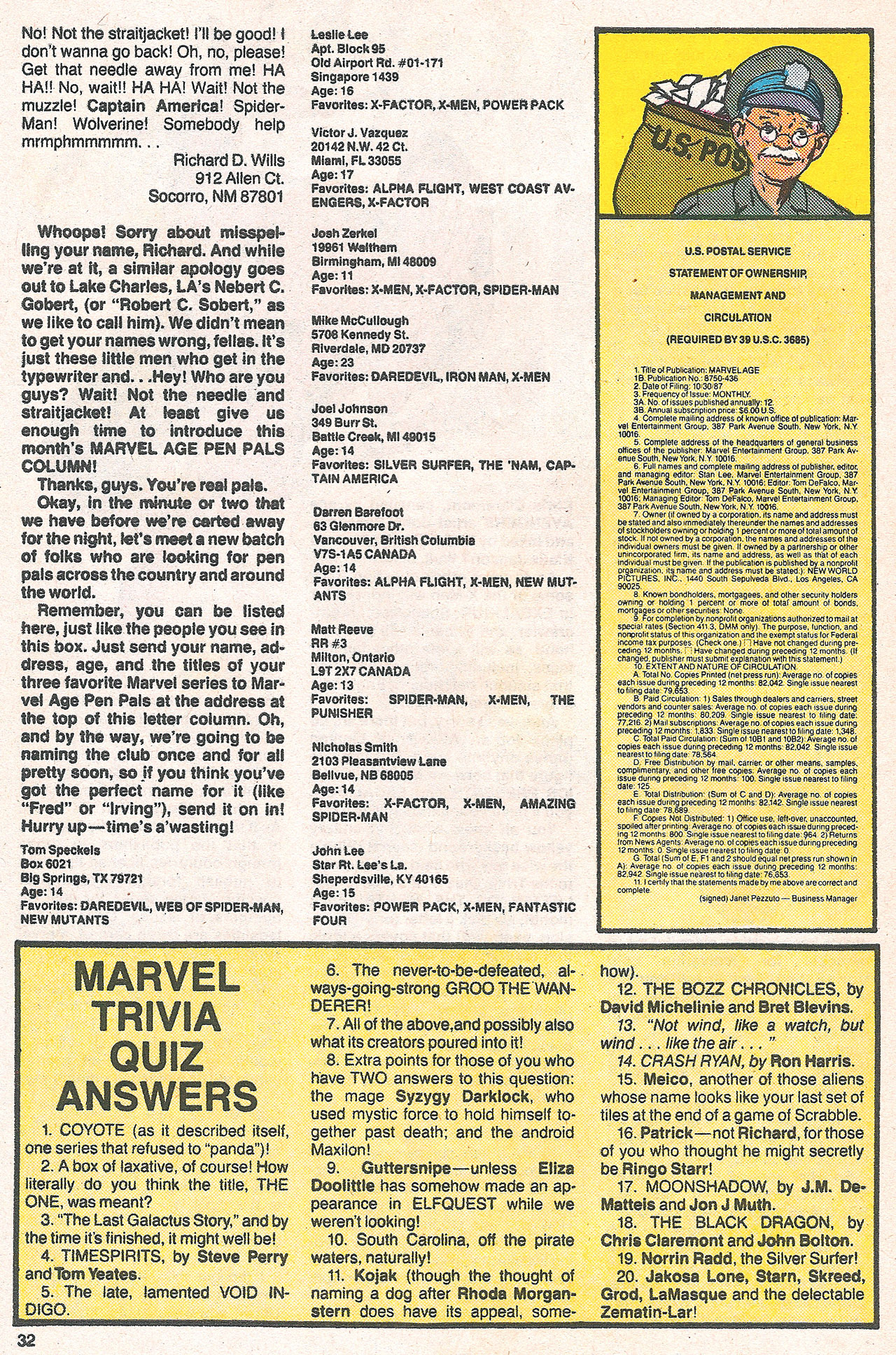 Read online Marvel Age comic -  Issue #62 - 33