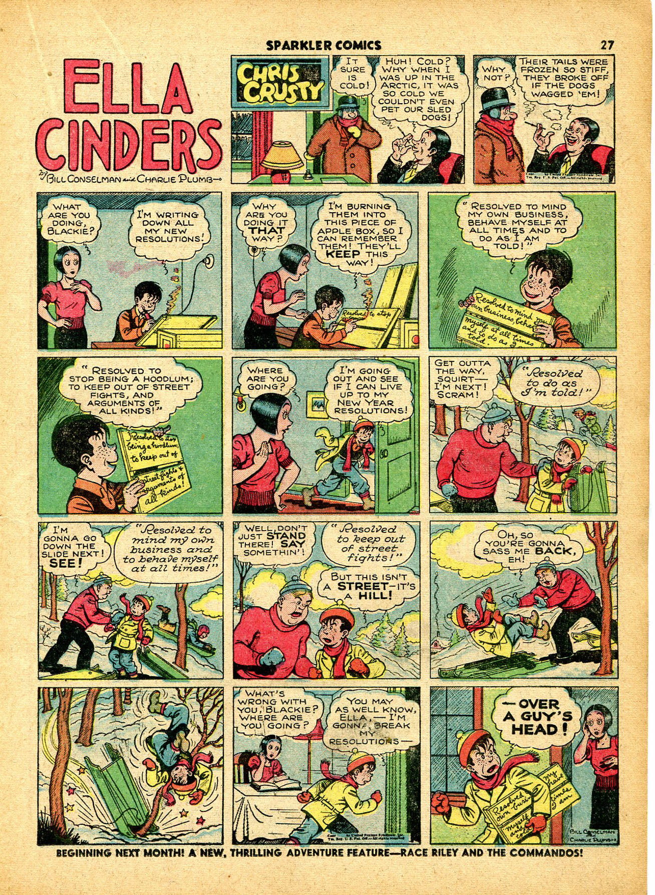 Read online Sparkler Comics comic -  Issue #18 - 29