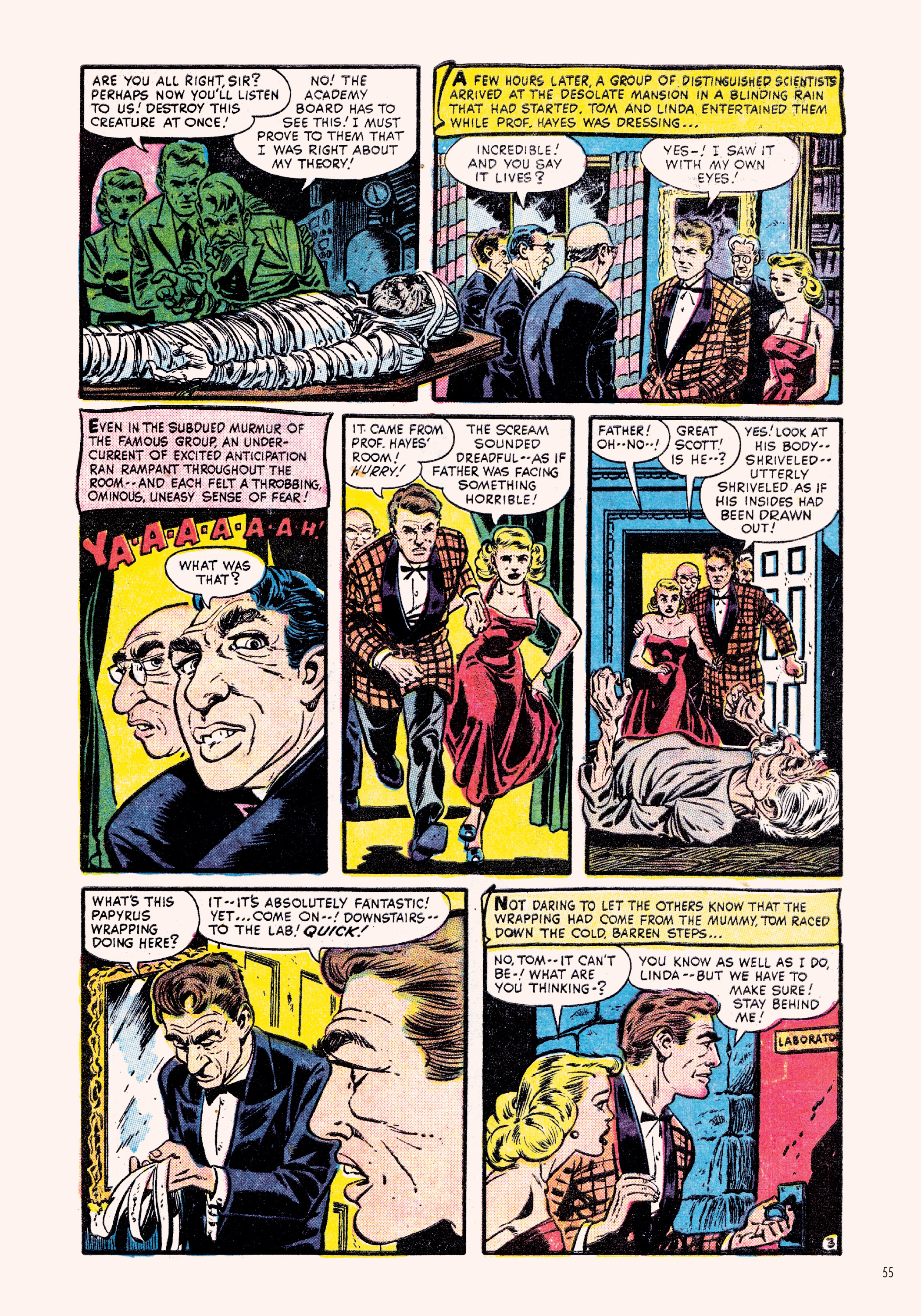 Read online Classic Monsters of Pre-Code Horror Comics: Mummies comic -  Issue # TPB - 55