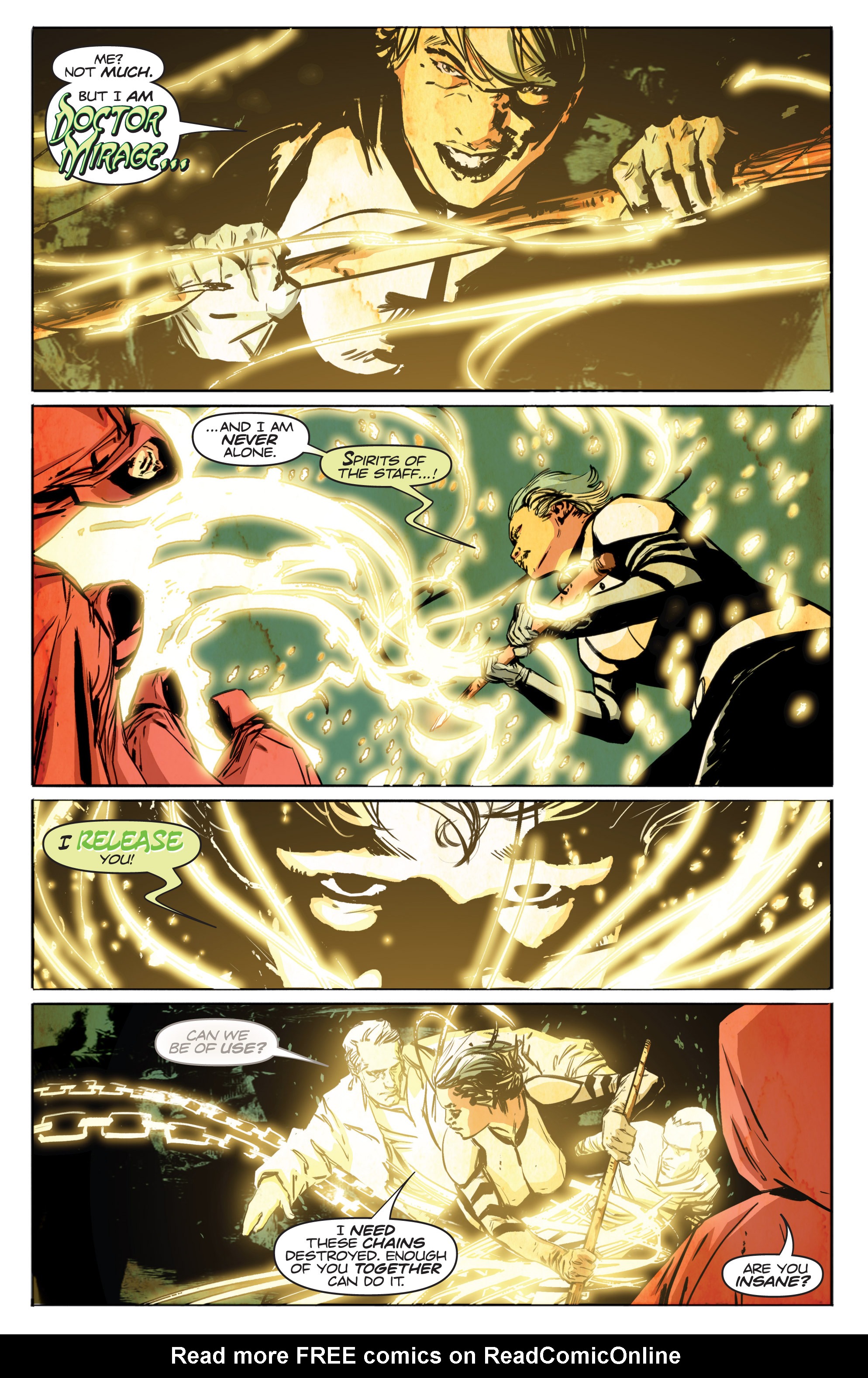 Read online The Death-Defying Doctor Mirage comic -  Issue #5 - 13