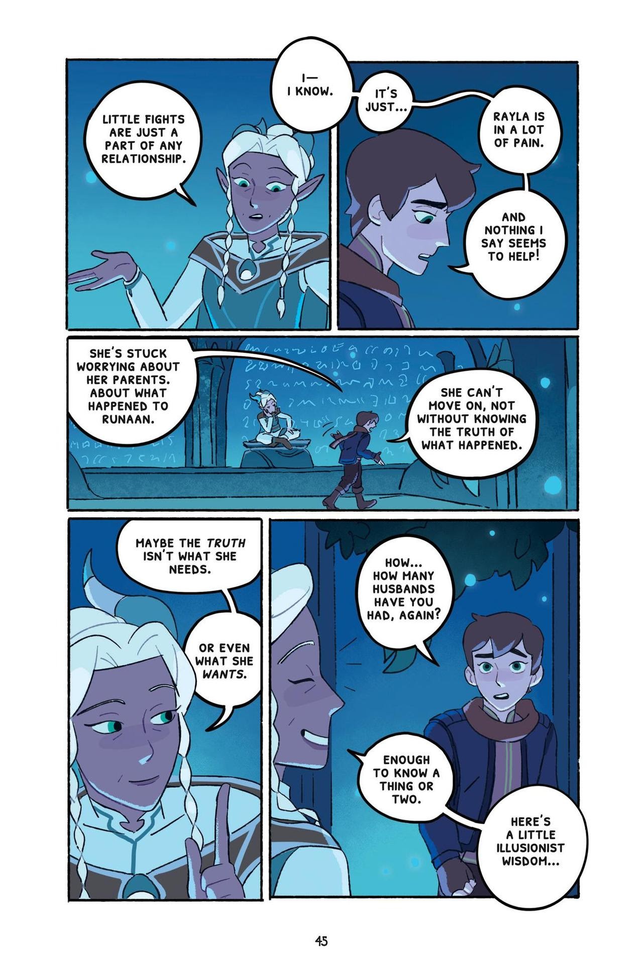 Read online Through the Moon: The Dragon Prince Graphic Novel comic -  Issue # TPB - 49